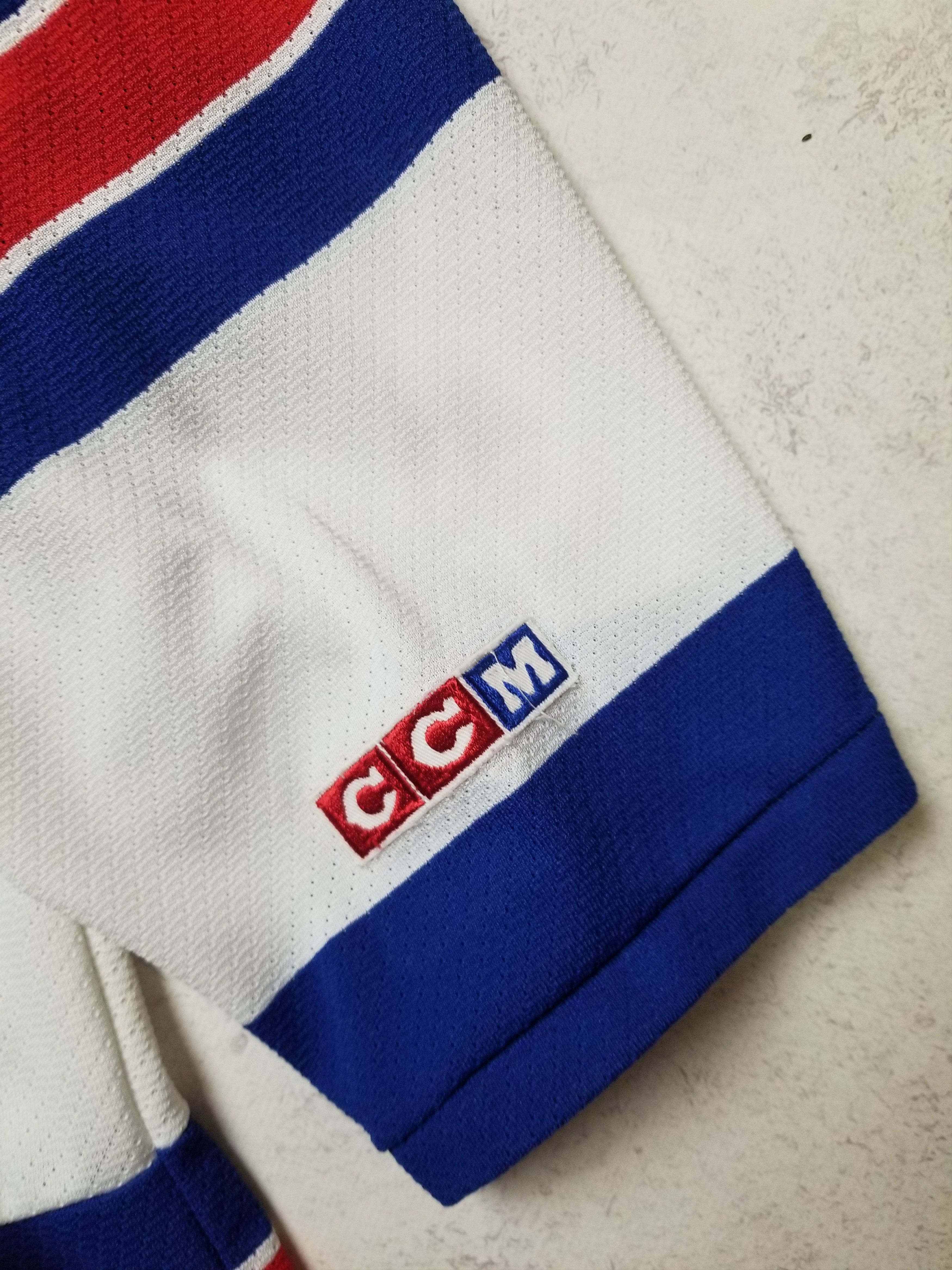 Ccm Vintage 90s New York Rangers CCM Hockey NHL Blank Jersey Size US M / EU 48-50 / 2 - 8 Thumbnail