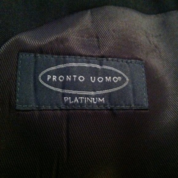 Pronto Uomo PRONTO UOMO PLATINUM MENS 100%WOOL 3PC SUIT SIZE: 48 X-LONG Size 48L - 4 Thumbnail
