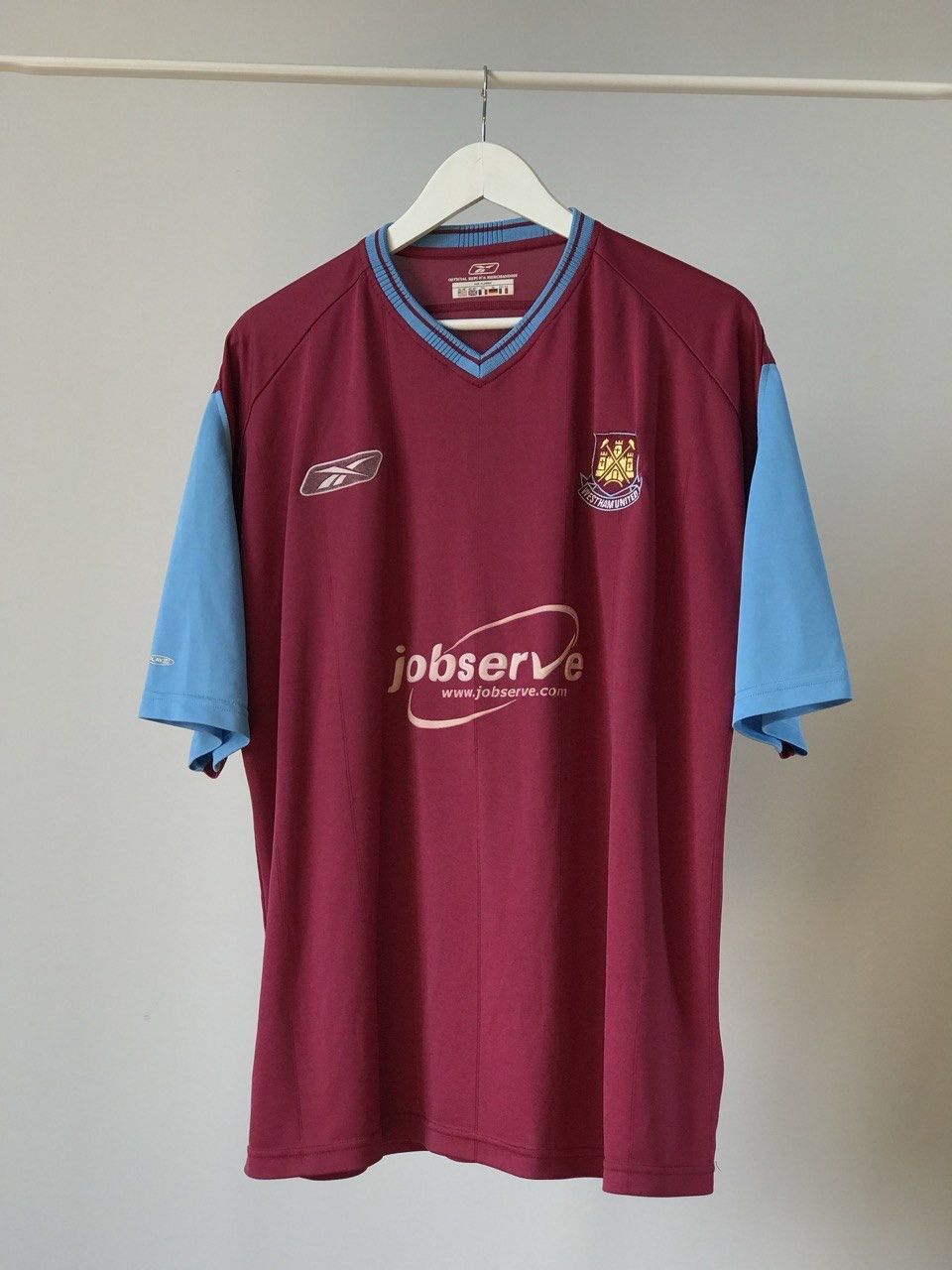 Reebok Reebok West Ham United 2004/05 Jersey Size US XL / EU 56 / 4 - 1 Thumbnail