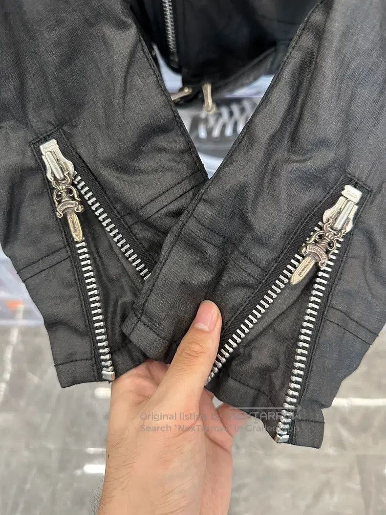 Chrome Hearts CHROME HEARTS Size L Wax cloth motorcycle jacket Size US L / EU 52-54 / 3 - 6 Thumbnail