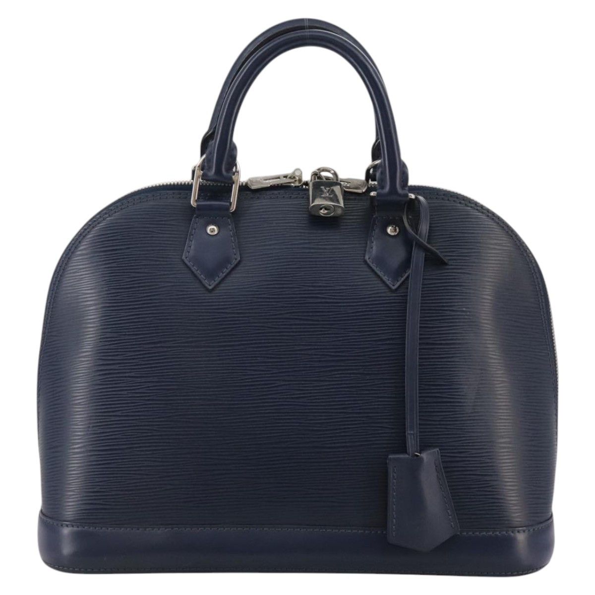 Alma Black Leather Handbag (Pre-Owned)