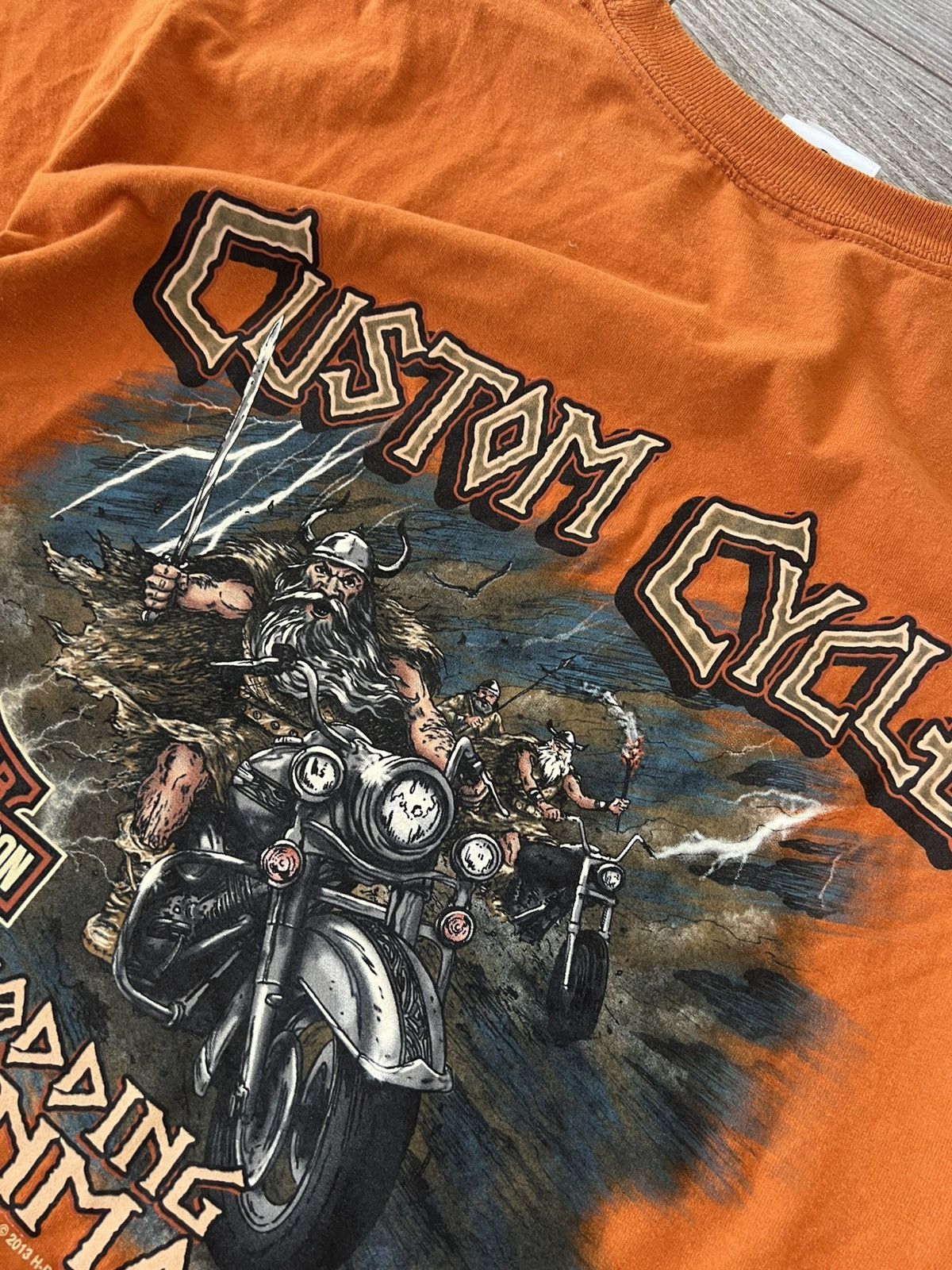 Harley Davidson × Vintage ‼️Vintage Harley Davidson Archival Double Print Tee‼️ Size US M / EU 48-50 / 2 - 17 Thumbnail