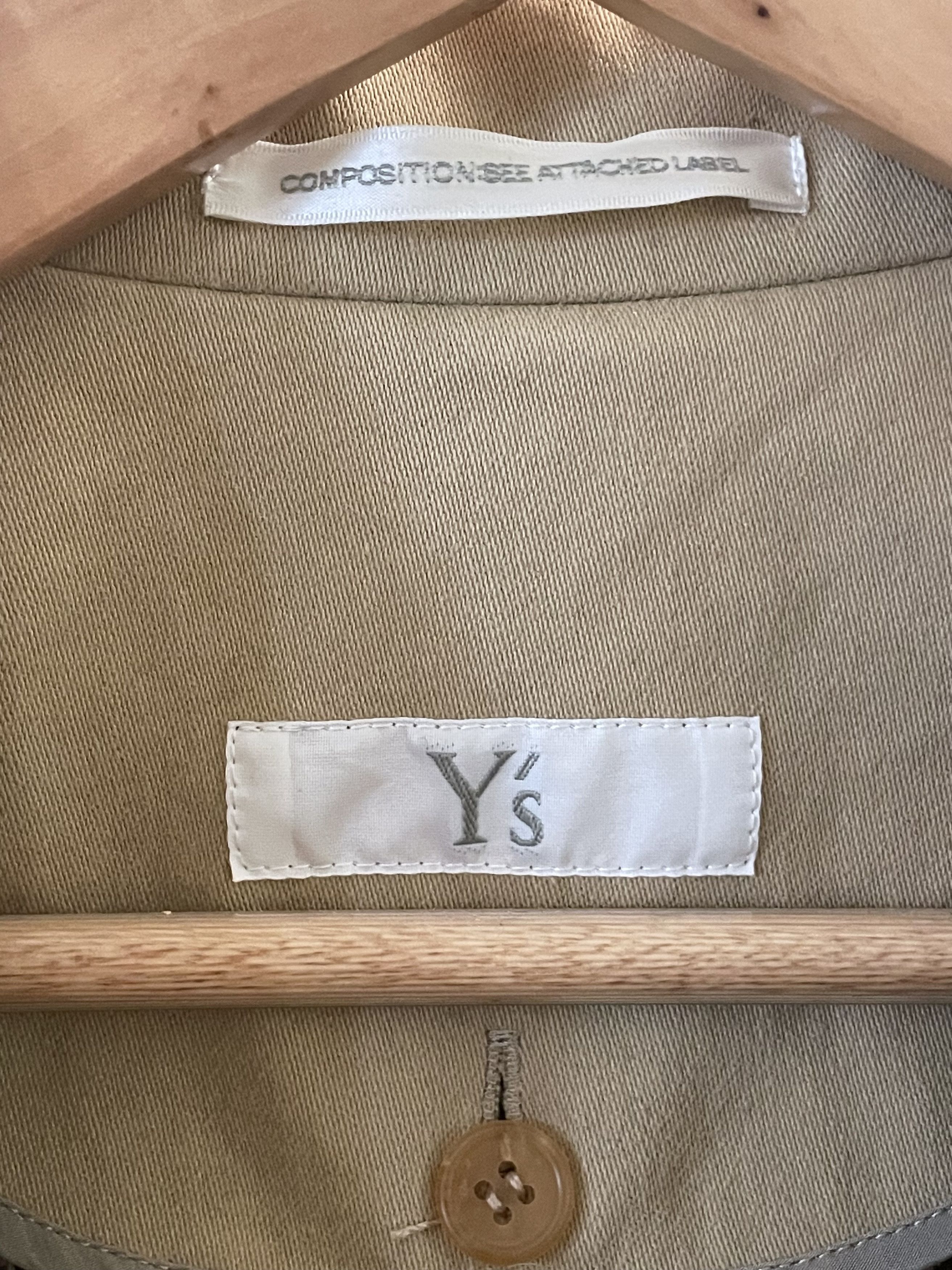 Y's Yohji Y's cotton twill coat w/ detachable wool lining Size US S / EU 44-46 / 1 - 4 Thumbnail