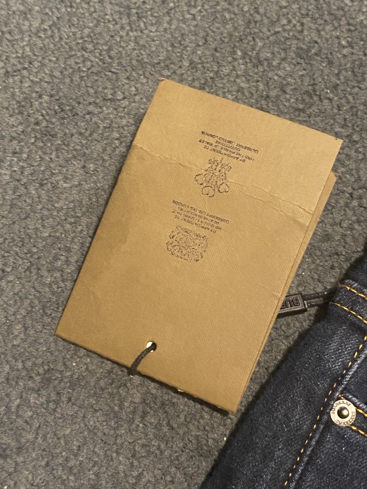 Burberry × Designer BURBERRY SLIM FIT JEANS Size US 30 / EU 46 - 15 Thumbnail