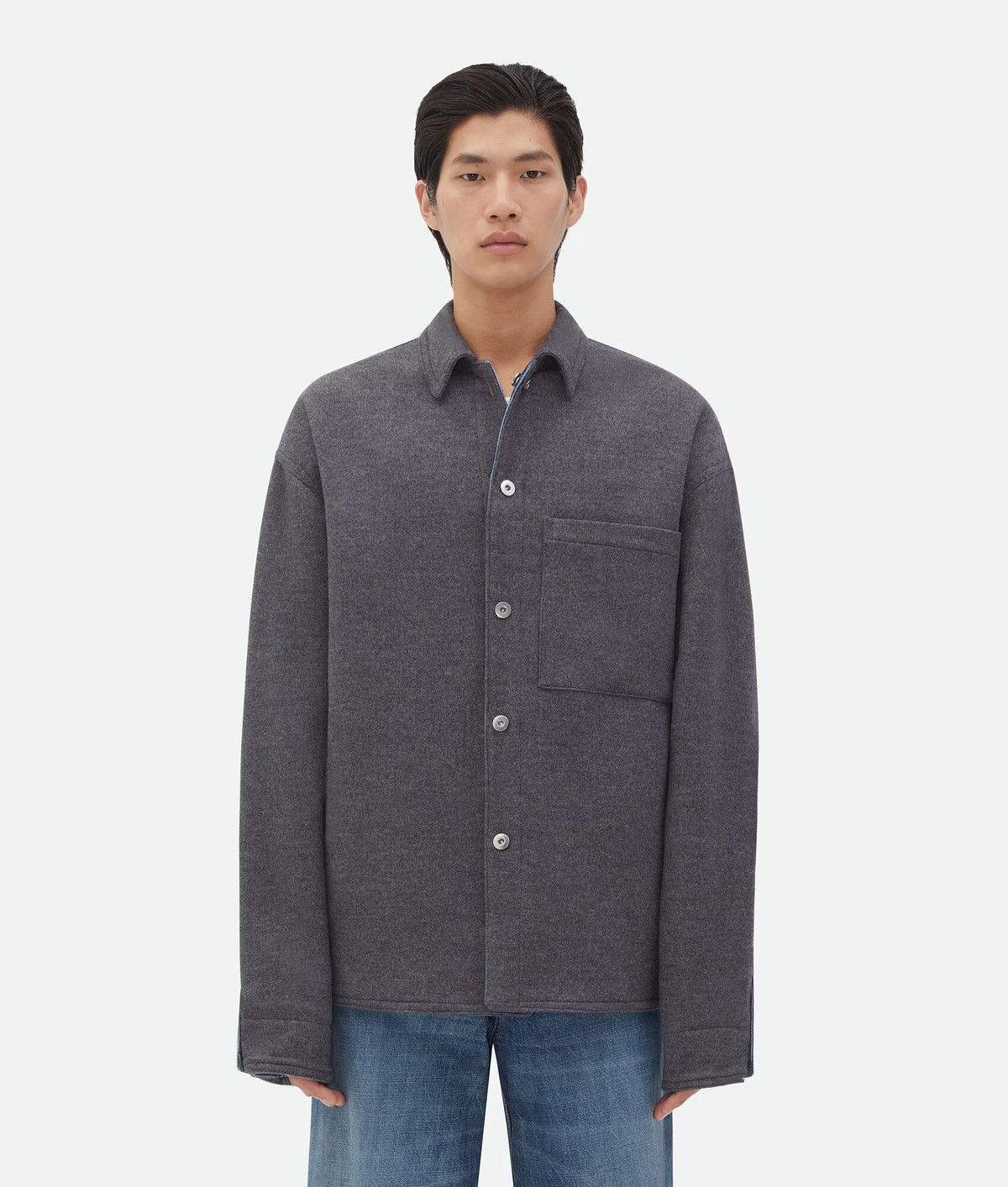 Bottega Veneta Bottega Veneta Reversible Wool Denim Jacket Size US S / EU 44-46 / 1 - 7 Thumbnail