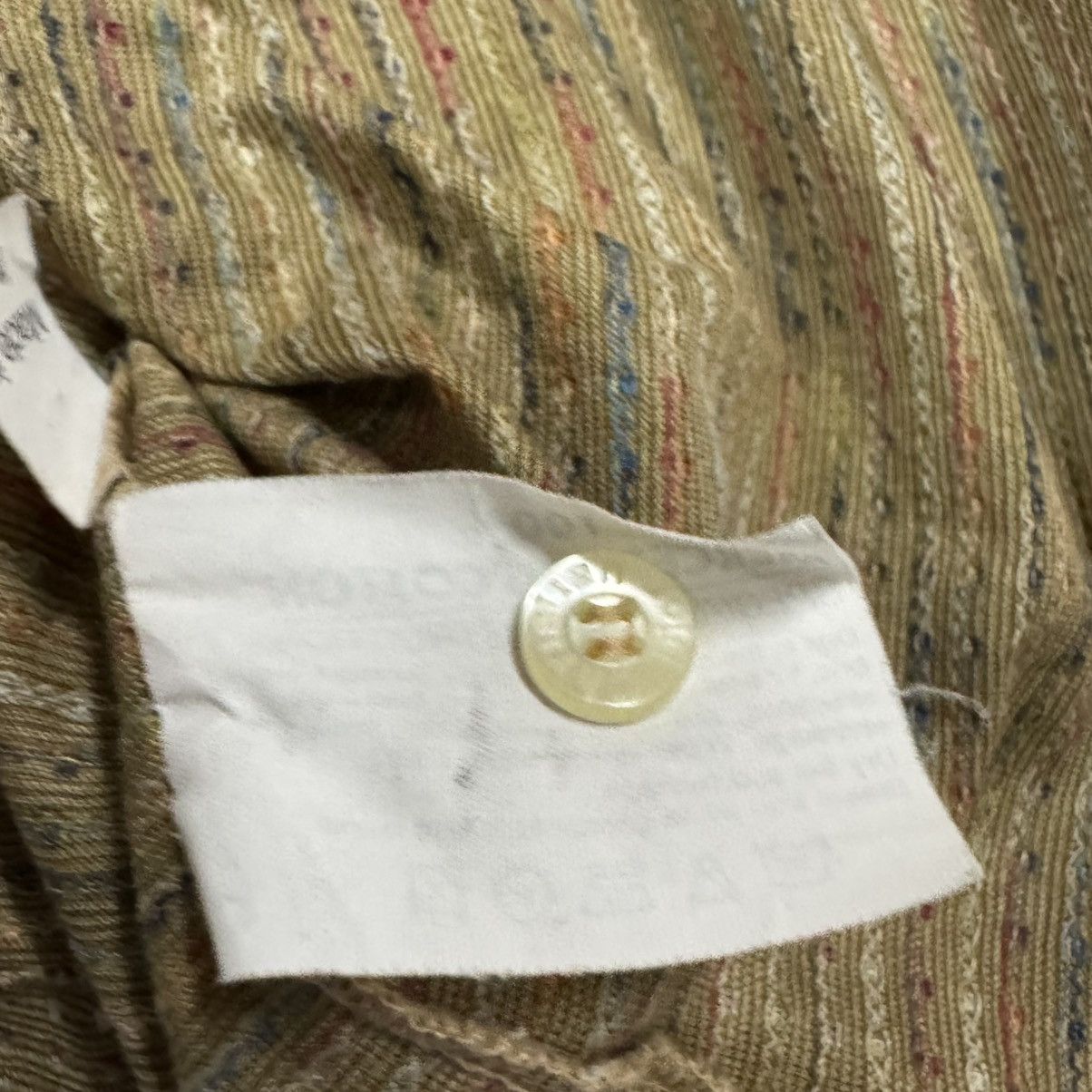 Dior Vtg🔥Christian Dior Paris Sashiko Pocket Polo Shirt Size US L / EU 52-54 / 3 - 15 Thumbnail