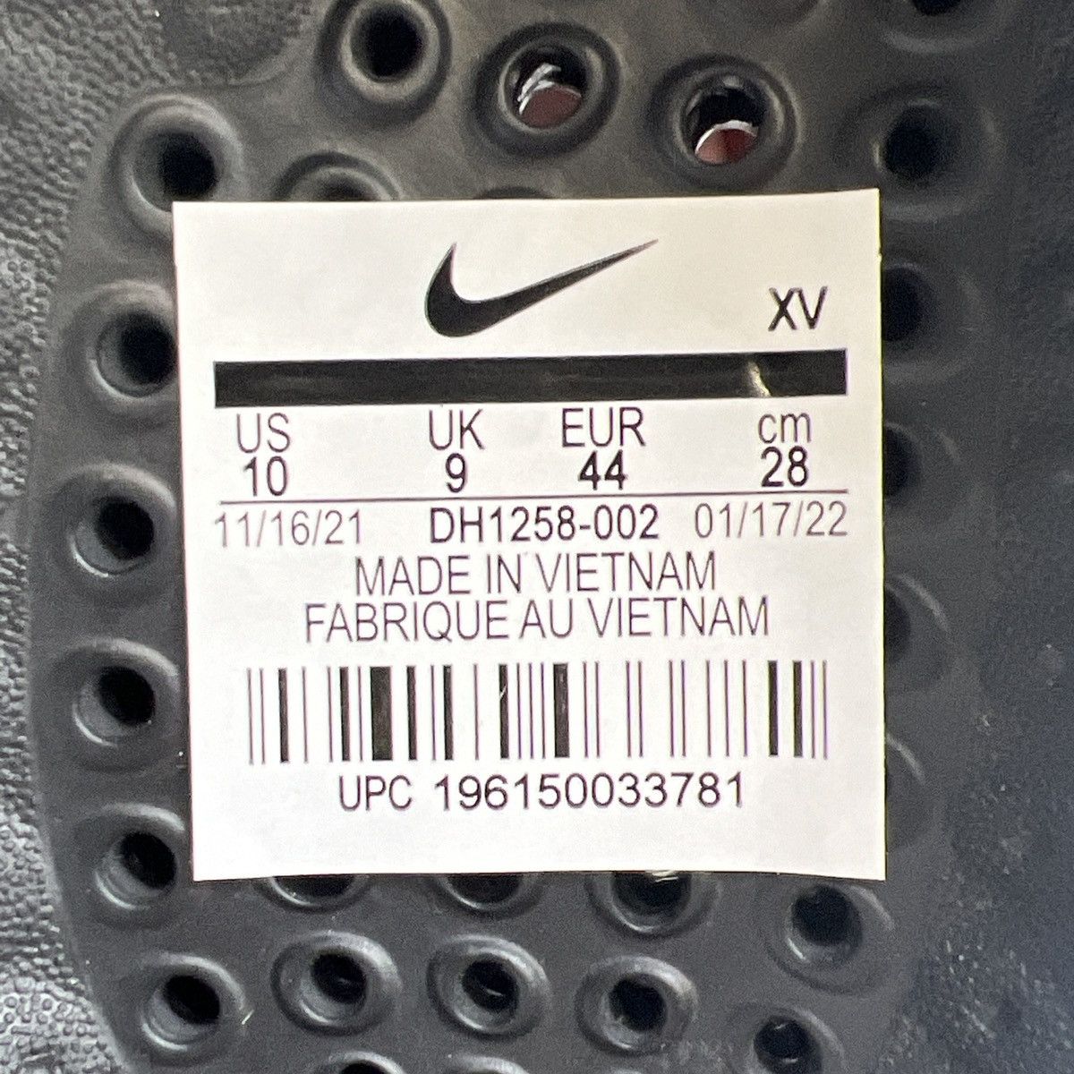 Nike Matthew M. Williams x 005 slides black Size US 10 / EU 43 - 9 Thumbnail