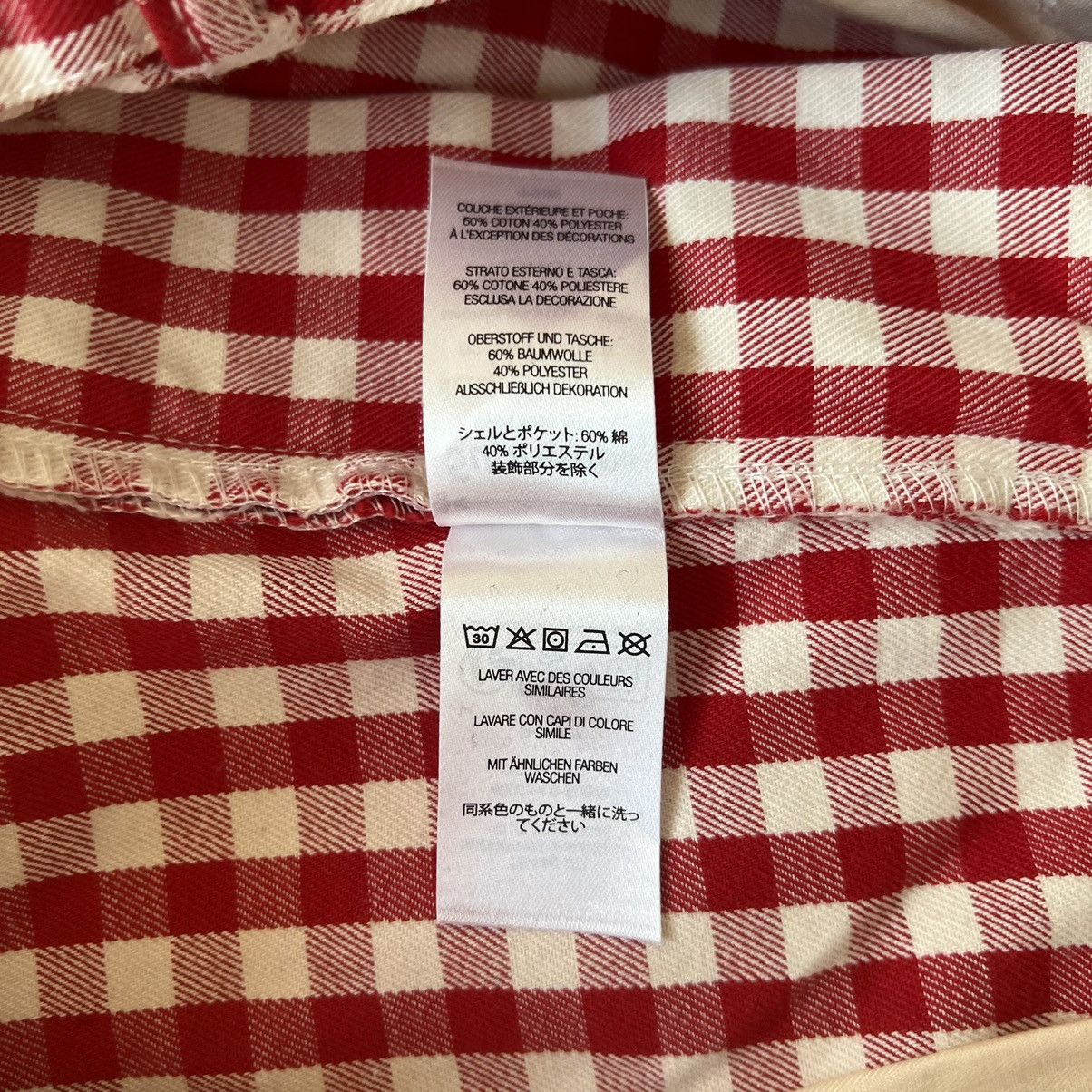 Supreme Supreme Gingham Flight Pant Red 30 Size US 30 / EU 46 - 10 Thumbnail