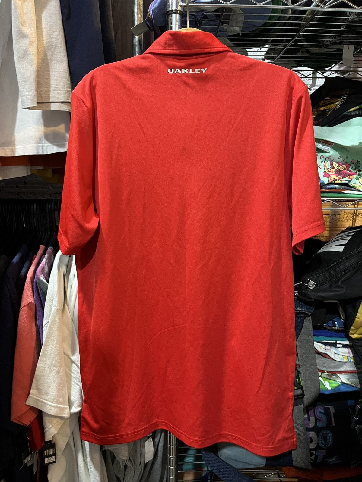 Oakley Oakley Striped Polo Shirt Logo (polyester tee) Size US M / EU 48-50 / 2 - 2 Thumbnail