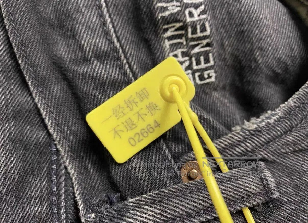 Levi's Black Denim Straight. Size US 34 / EU 50 - 6 Thumbnail