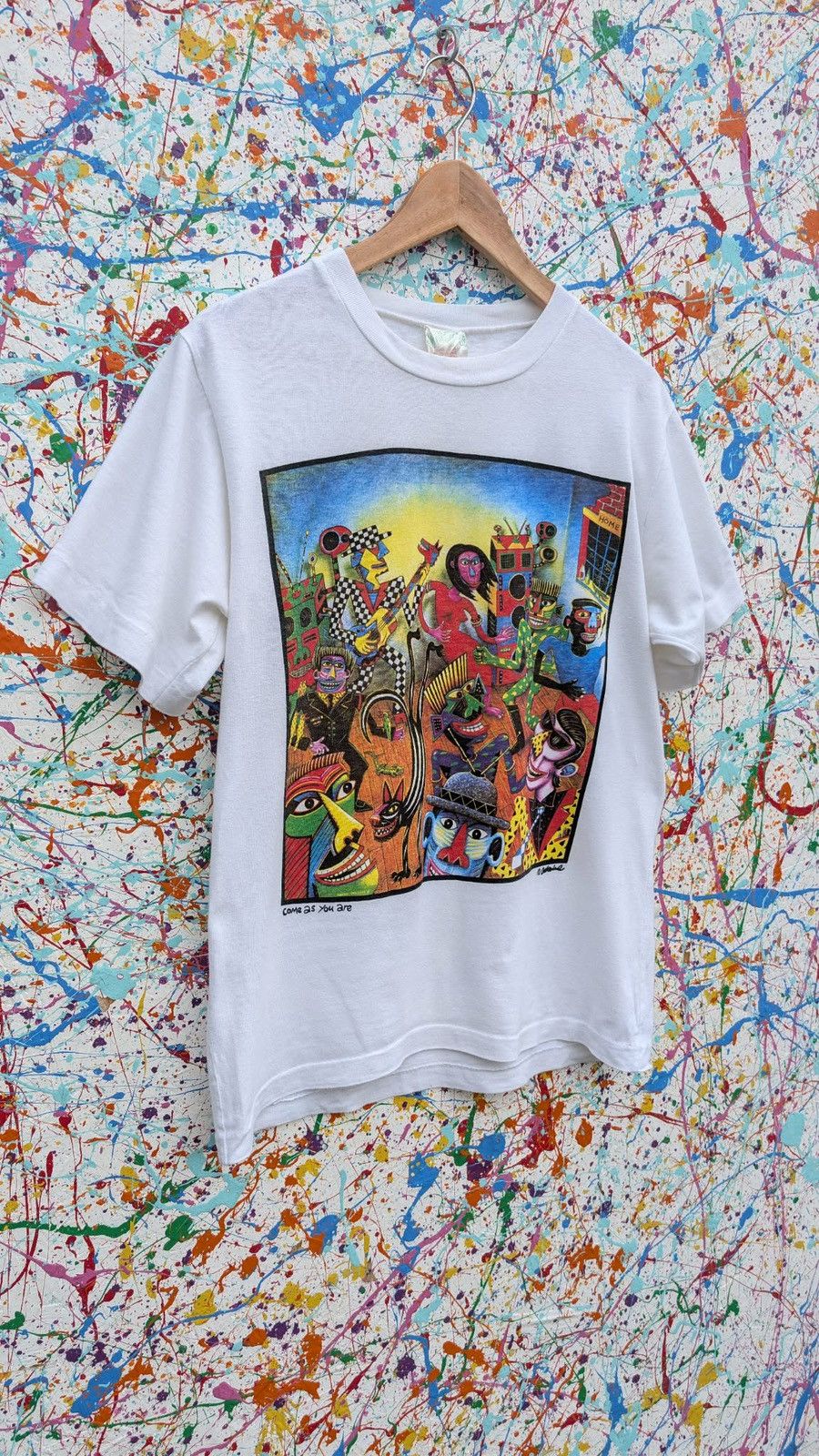 Other Vintage Norman Catherine art tshirt tee come as you are 90s Size US M / EU 48-50 / 2 - 2 Thumbnail