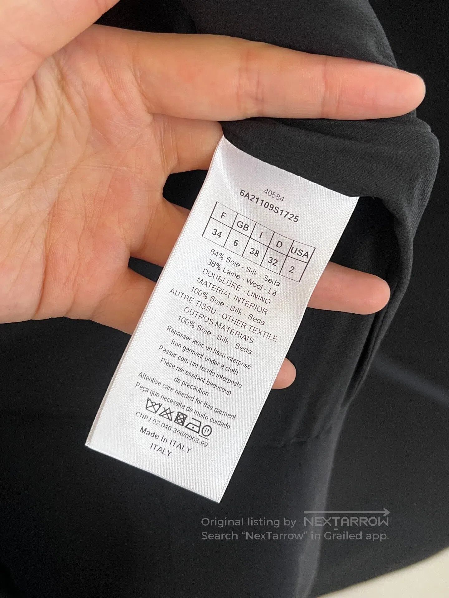 Dior Dior Black Wool Jumper Skirt| Size XL / US 12-14 / IT 48-50 - 4 Thumbnail