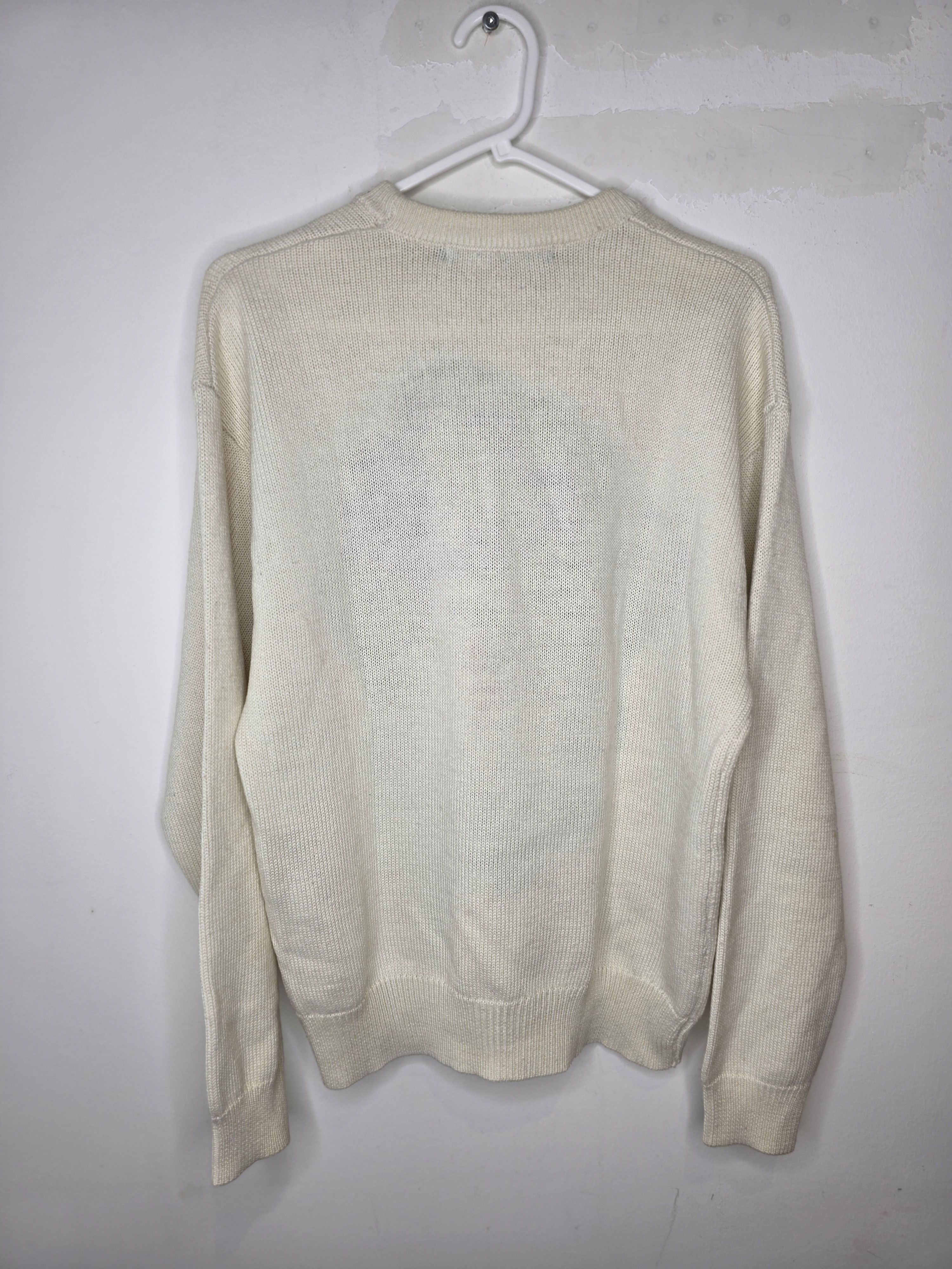 Joyrich Joyrich Los Angeles Rare “J Bear” Knit Sweater Cream Size US M / EU 48-50 / 2 - 2 Thumbnail