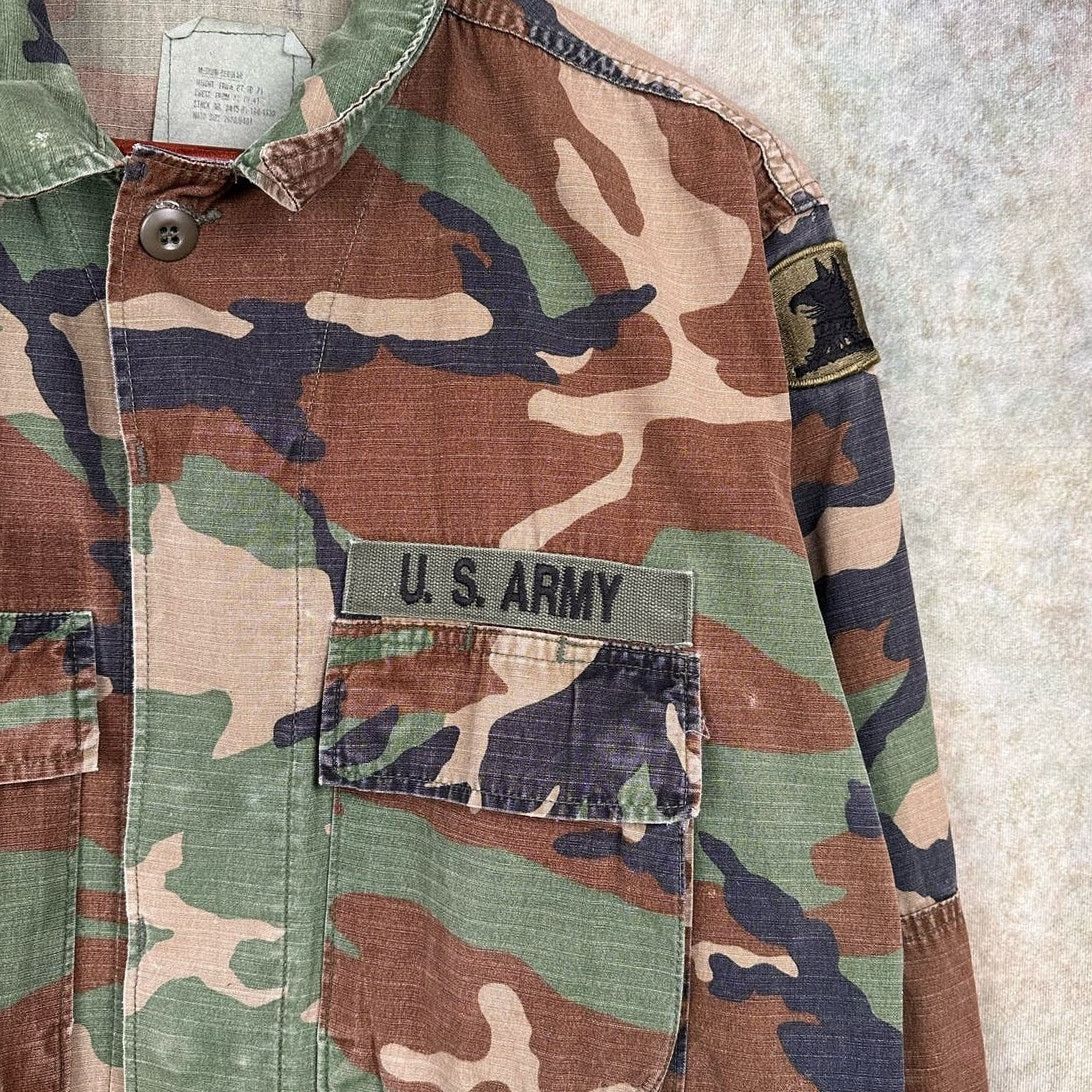 Vintage Vintage US Army Military Camo Shirt Sz M 80s Long Sleeve Size US M / EU 48-50 / 2 - 4 Thumbnail