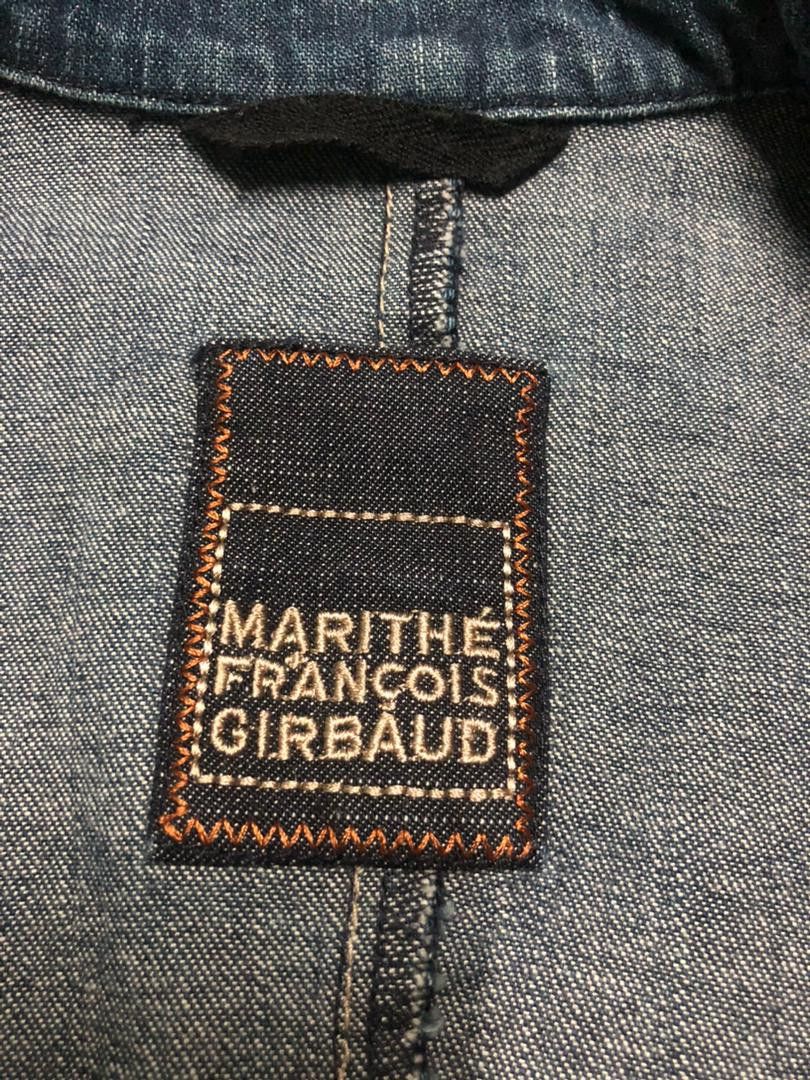 Japanese Brand Marithe Francois Girbaud Denim Double Breasted Coat Jacket Size S / US 4 / IT 40 - 19 Thumbnail