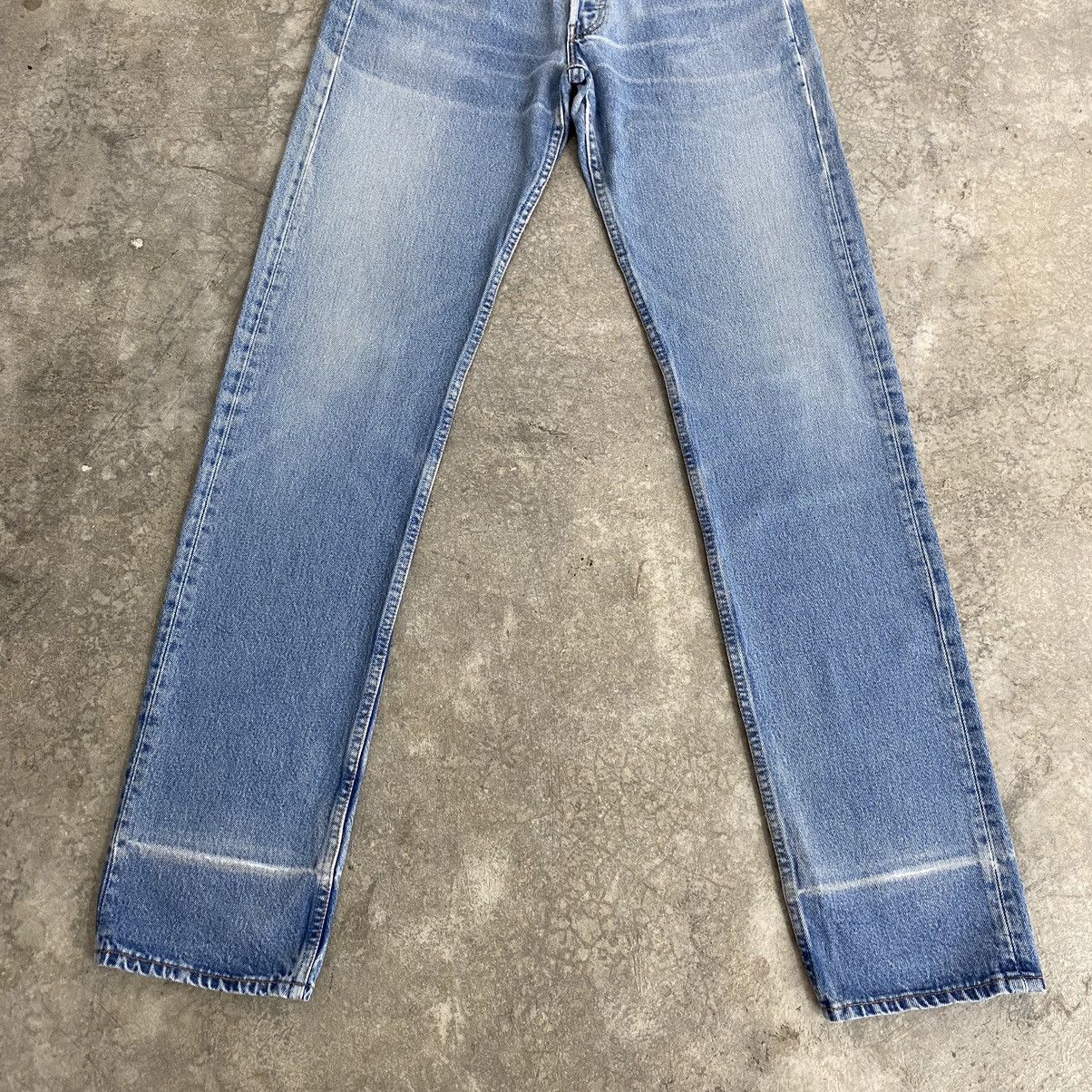 Levi's Size 29x36 Vintage 1997 Levis 501 Faded Blue Denim Jeans Size US 29 - 3 Thumbnail