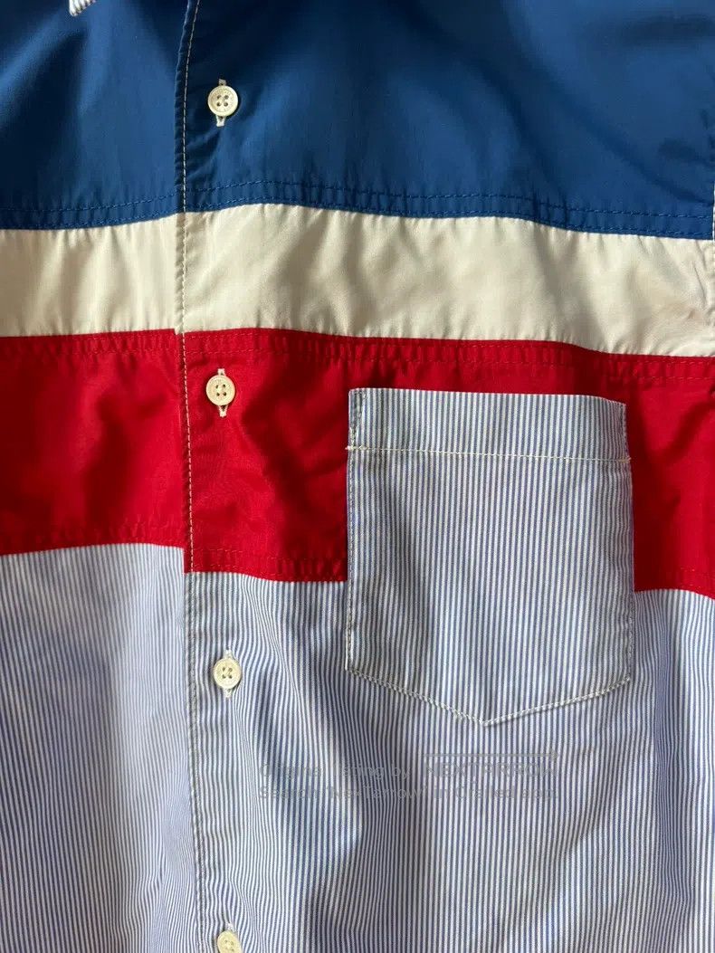 Comme des Garcons Comme Des Garcons Red and blue striped shirt Size US XS / EU 42 / 0 - 3 Thumbnail