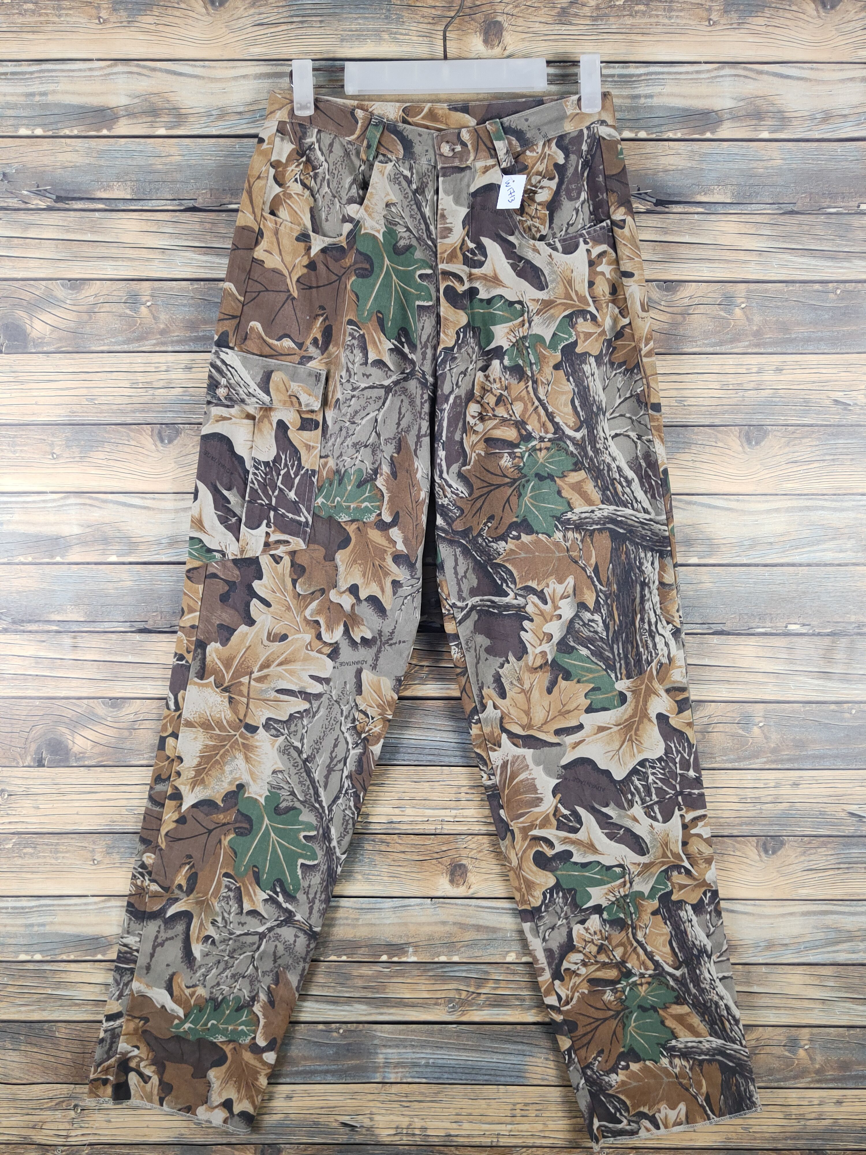 Japanese Brand Shoot The Moon camo Brown Multipocket Cargo Pants #W1713 Size US 28 / EU 44 - 1 Thumbnail