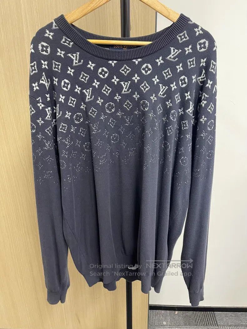 Louis Vuitton Louis Vuitton Gradient presbyopic knit sweater Size US XXL / EU 58 / 5 - 1 Thumbnail