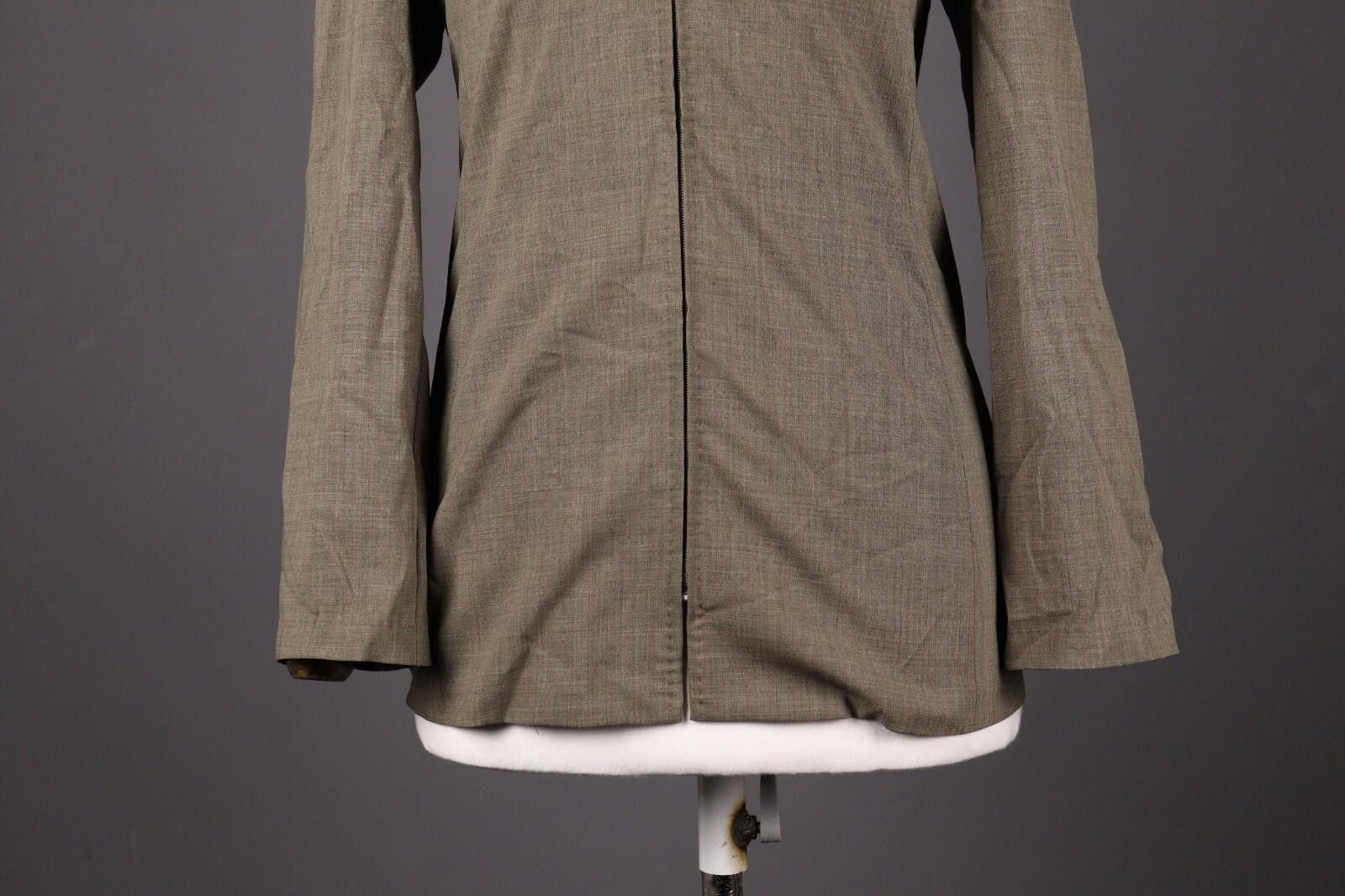 Designer Max Mara Wool Plus Lycra Brown Jacket Size USA 4 GB 8 Size S / US 4 / IT 40 - 3 Thumbnail
