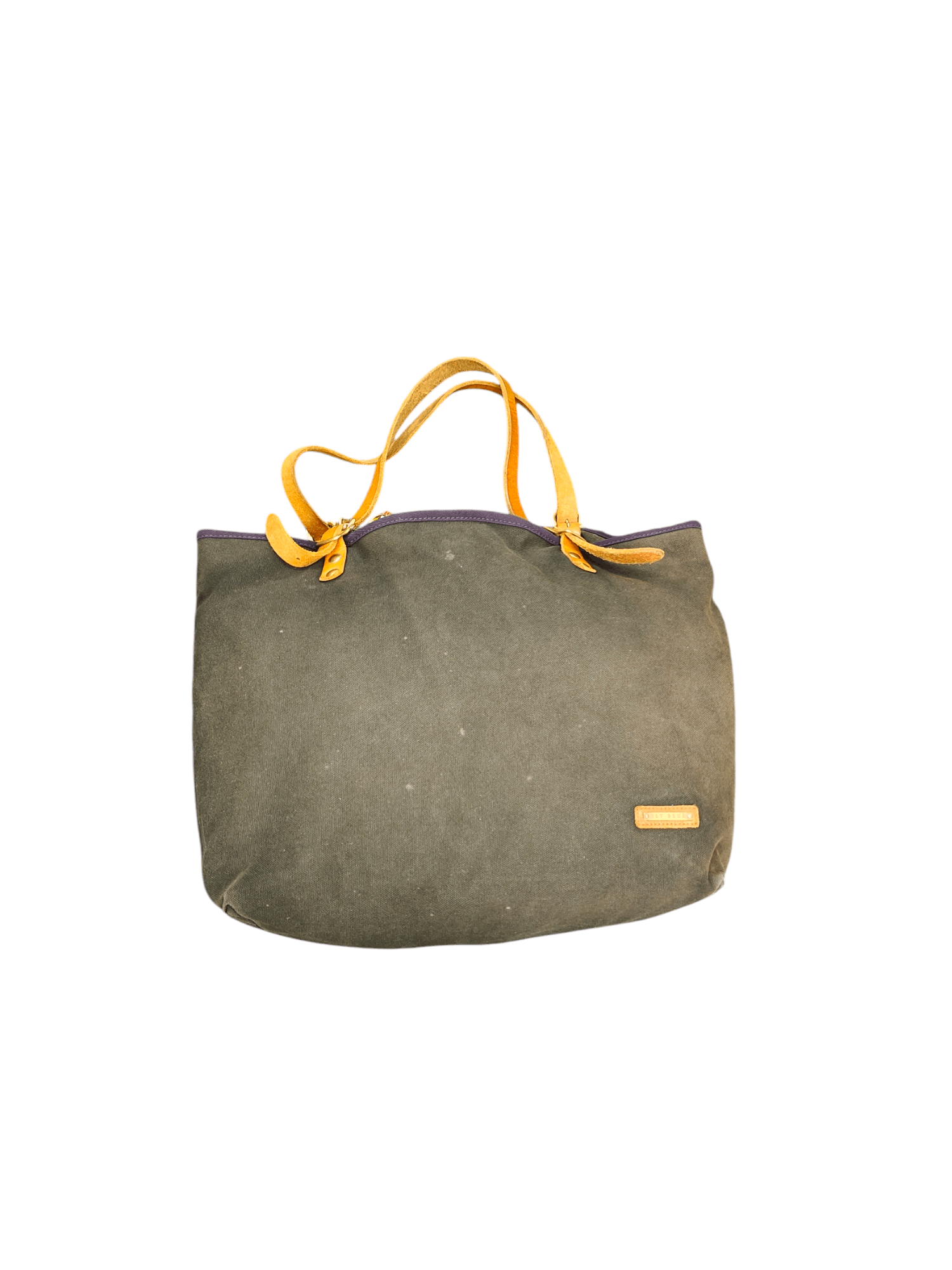 Comme des Garcons × Undercover Vintage Ship Blue Japan Faded Canvas Mix Leather Tote Bag Size ONE SIZE - 4 Thumbnail