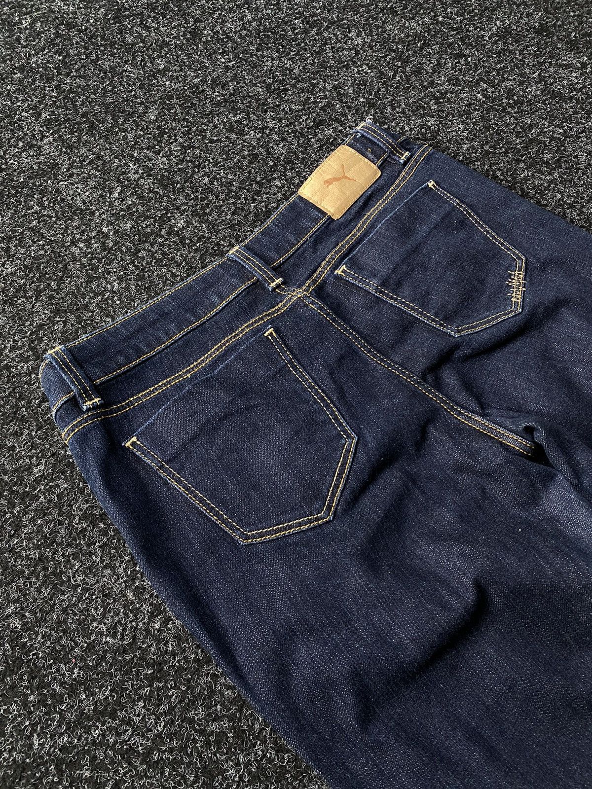 Puma × Vintage Y2K 00s Puma Vintage denim jeans Size 28" / US 6 / IT 42 - 15 Thumbnail