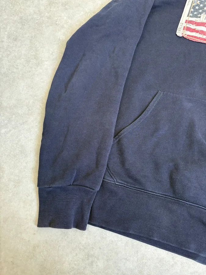 Polo Ralph Lauren 2010s Ralph Lauren Navy USA Flag Hoodie Size US M / EU 48-50 / 2 - 7 Thumbnail