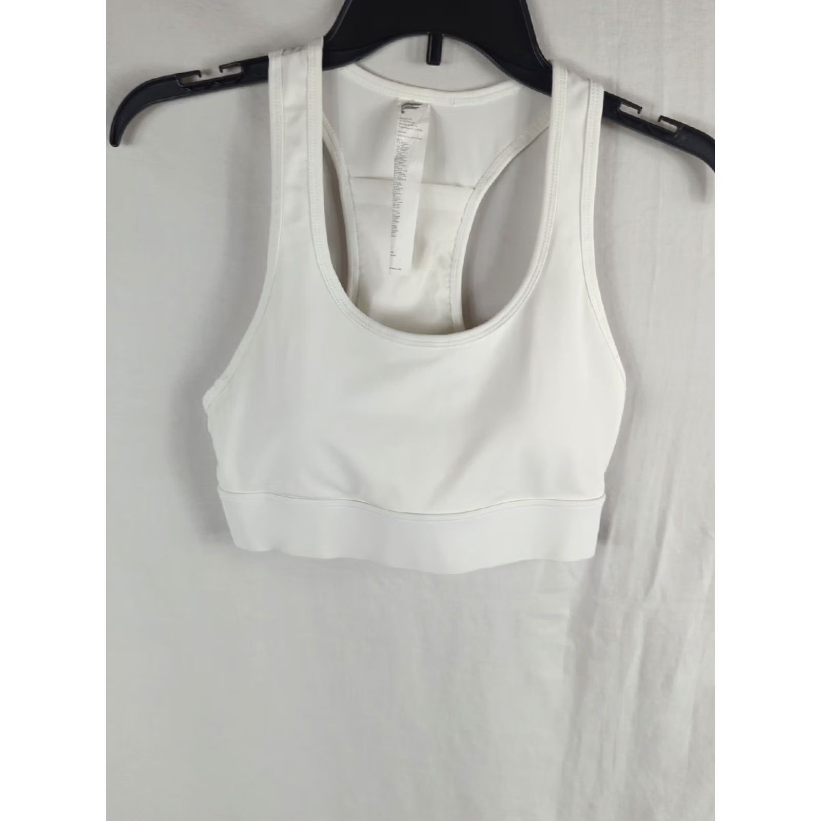 Fabletics Fabletics Women's Sport Bra On The go Medium Impact Racerback White S Size ONE SIZE - 7 Thumbnail
