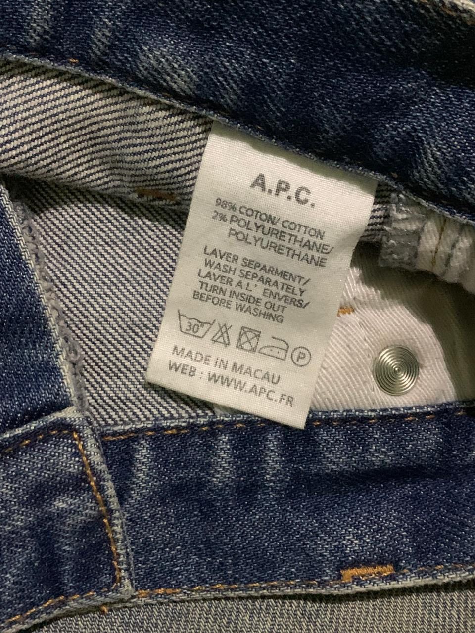A.P.C. APC New Petite Standard Jeans Denim Size US 37 - 5 Thumbnail