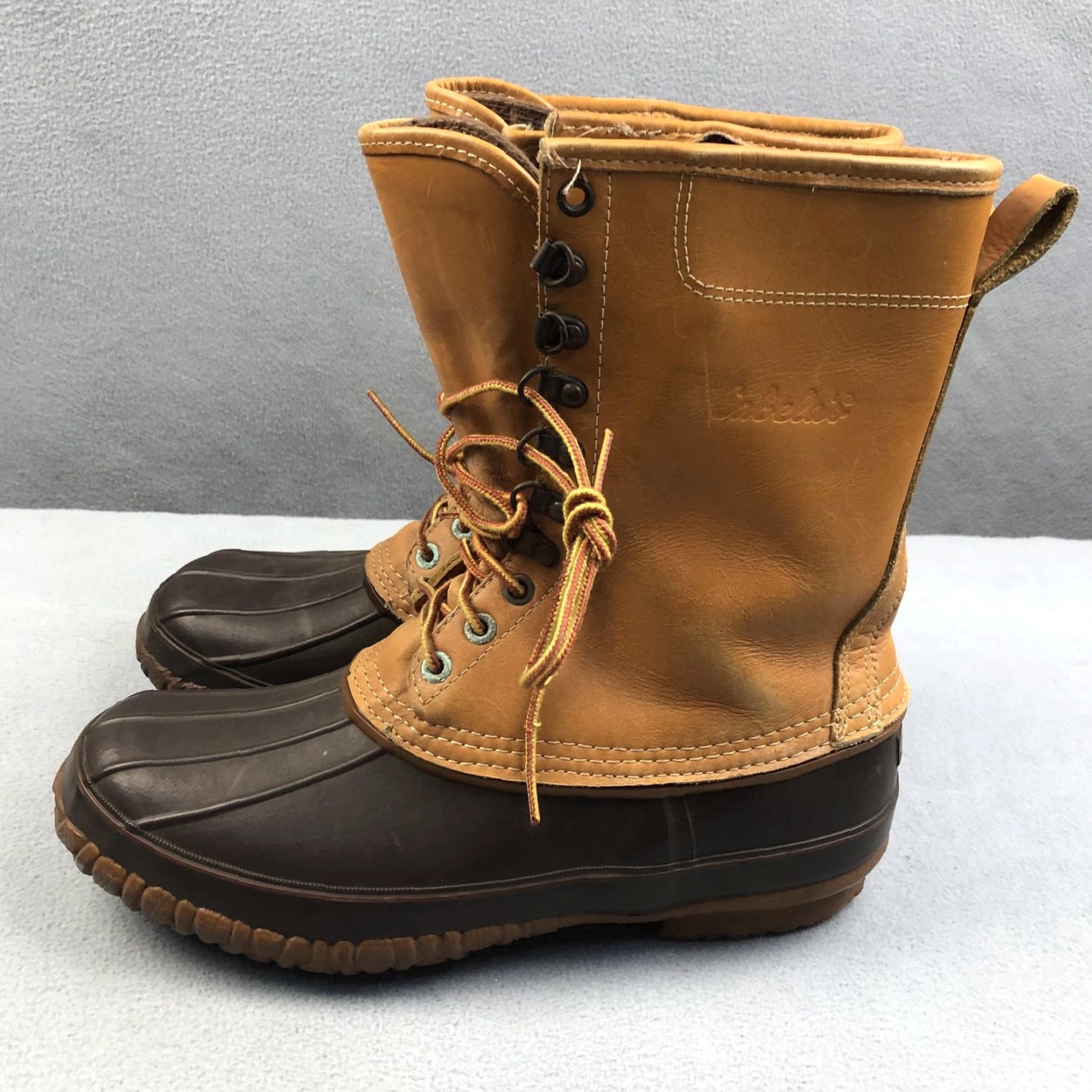 Vintage Vintage Cabelas Boots Mens Size 11 Brown Leather Rubber Duck Hunting Snow GTX Size US 11 / EU 44 - 6 Thumbnail
