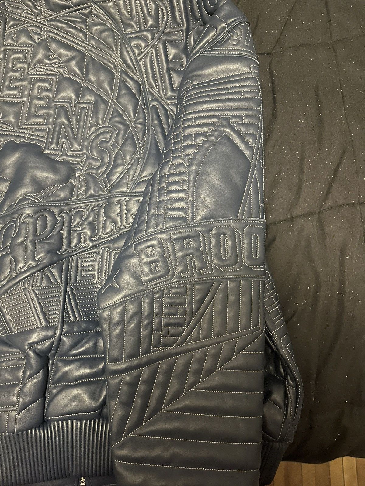 Ev Bravado Who Decides War X Pelle Pelle NY 2 Vegas Leather Jacket Size US XXL / EU 58 / 5 - 8 Thumbnail