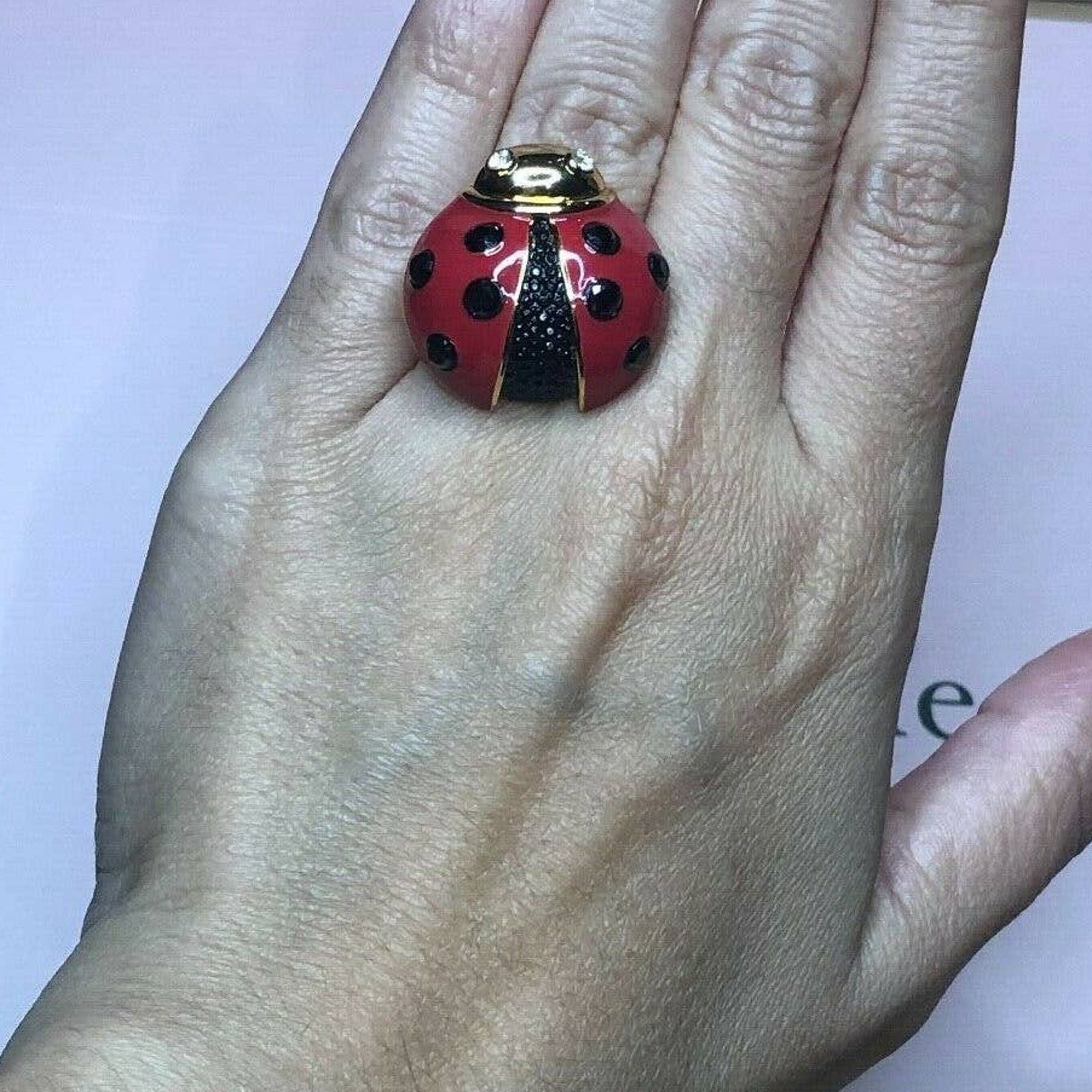 Kate Spade Kate Spade Ladybug Ring Gold Tone Size 6 Size ONE SIZE - 5 Thumbnail