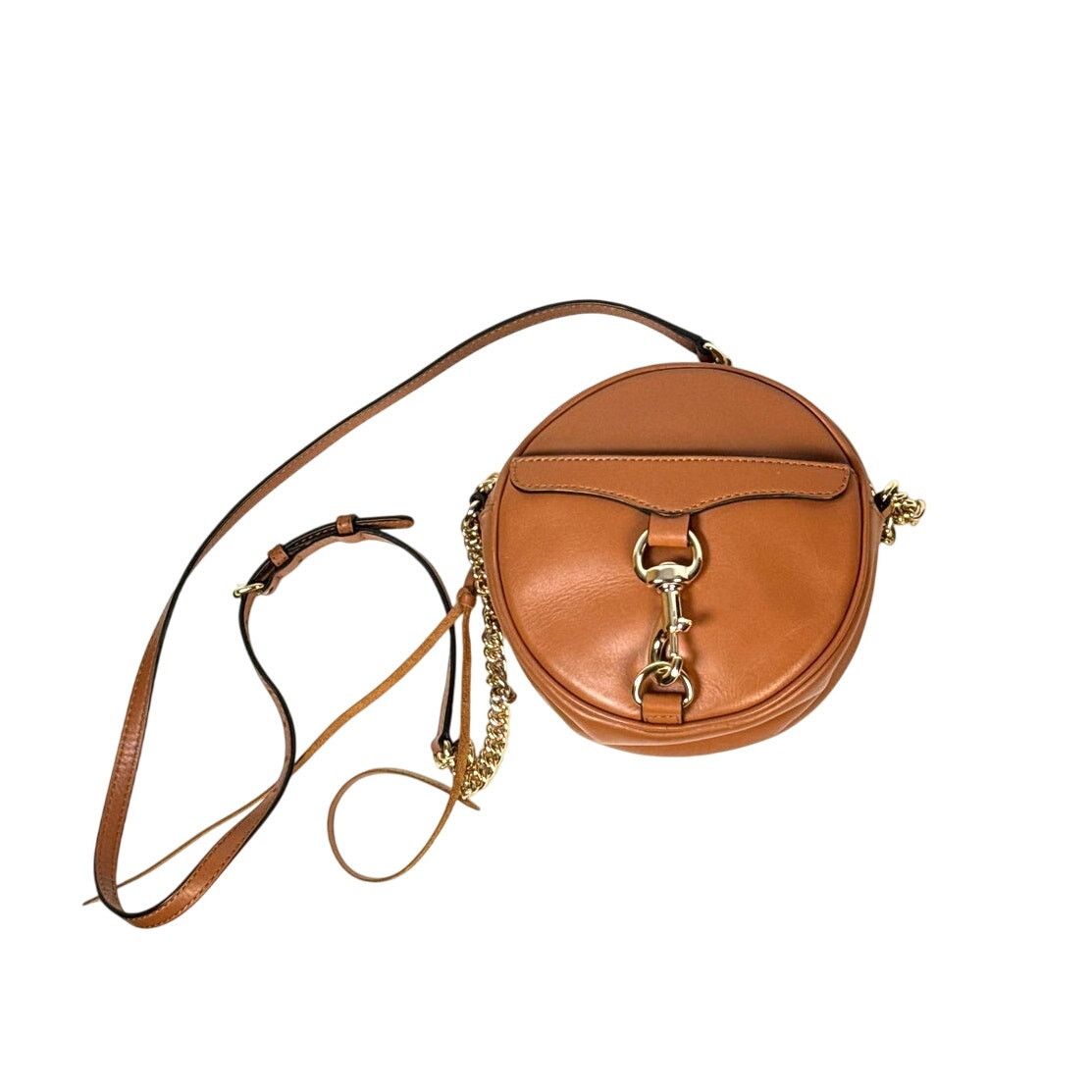 Rebecca Minkoff Vintage Rebecca Minkoff Brown Leather Round Bag w Dust Bag Size ONE SIZE - 19 Thumbnail