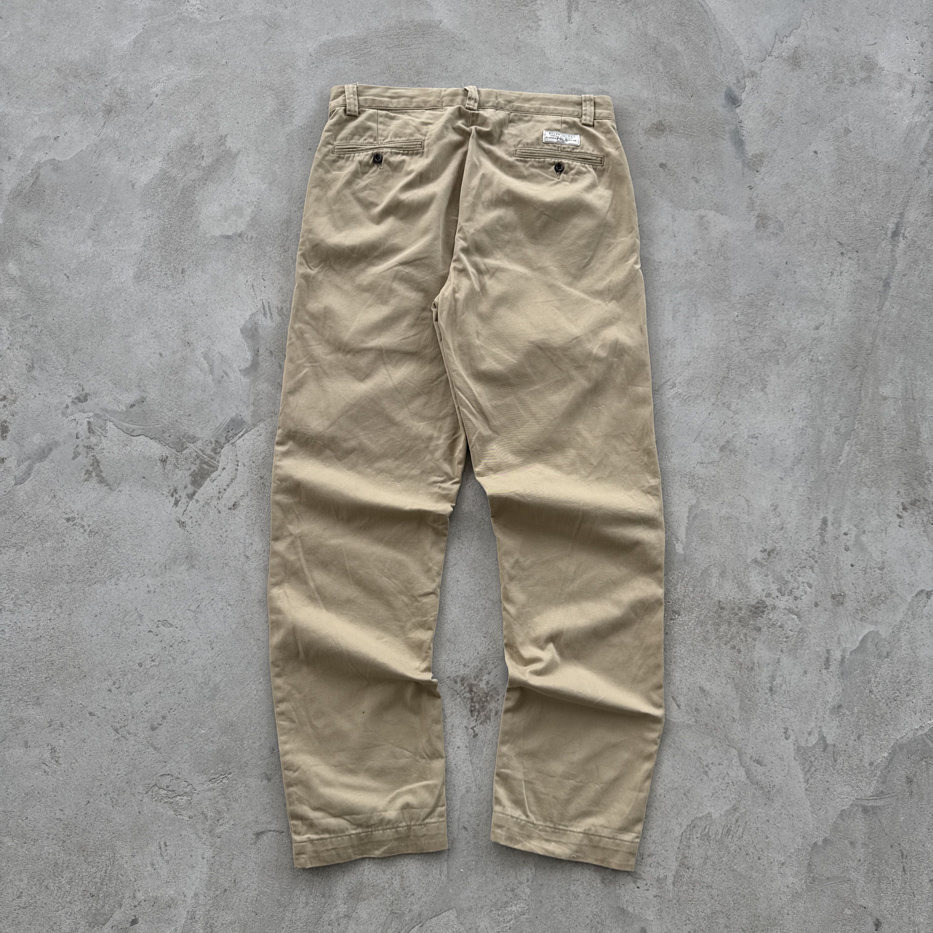 Polo Ralph Lauren Polo Ralph Lauren Custom Fit Beige Chino Pants Size 33 34 Size US 33 - 1 Thumbnail