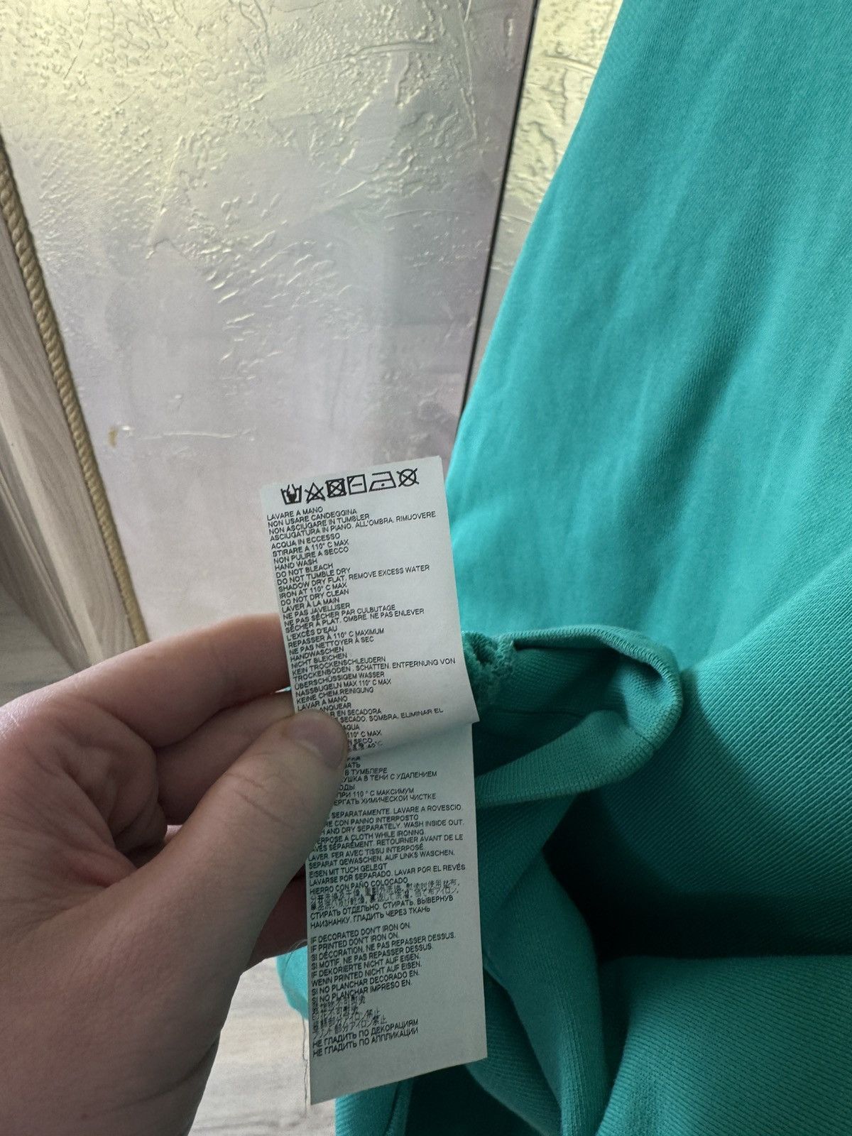 Vivienne Westwood Vivienne Westwood Embroidered OrbLogo Teal Cotton Sweatshirt Size US M / EU 48-50 / 2 - 9 Thumbnail