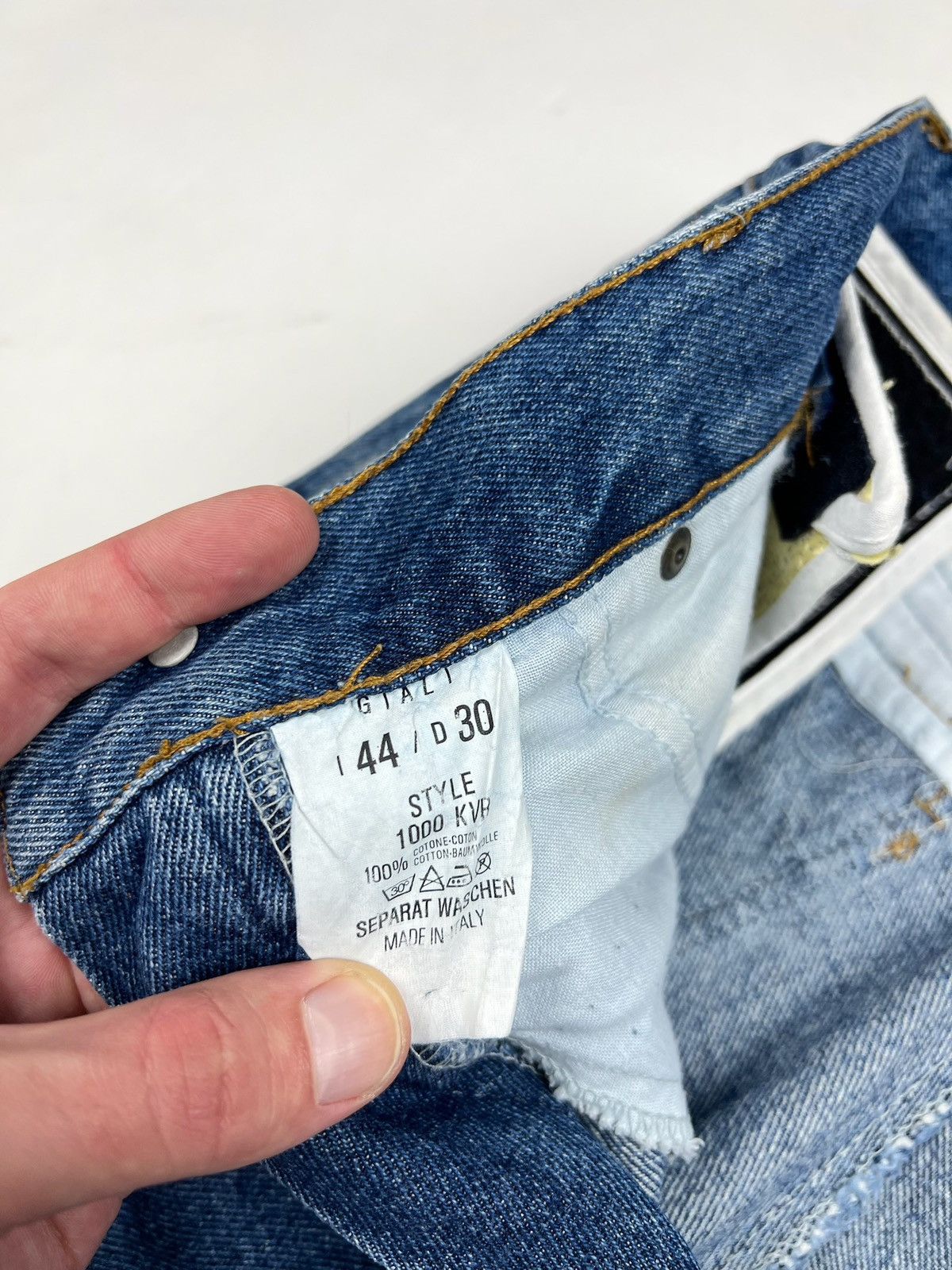 Vintage Vintage Giali Motorcycle Jeans Pants Size US 30 / EU 46 - 4 Thumbnail