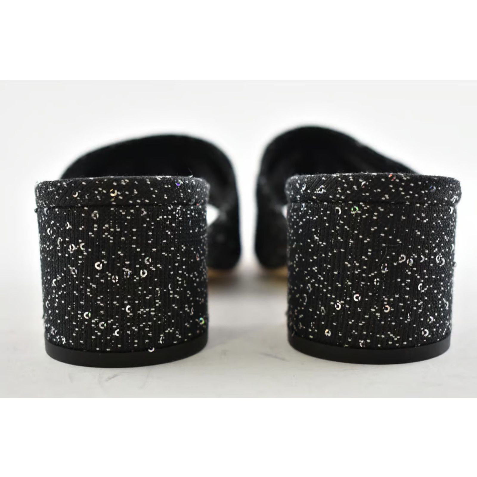 Chanel 19P Fabric CC Logo Backless Slide Mule Sandal Block Heel 35 Size US 5 / IT 35 - 10 Thumbnail