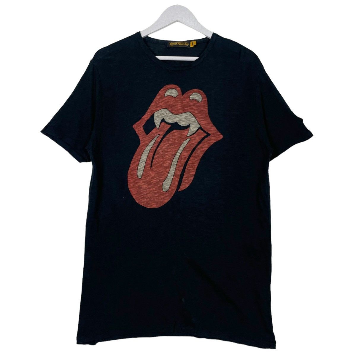 Johnson Motors × The Rolling Stones 💥JOHNSON MOTOR x ROLLING STONES LOGO TSHIRT Size US L / EU 52-54 / 3 - 1 Thumbnail