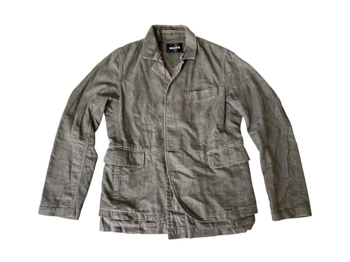 Zucca By Issey Miyake Corduroy Blazer Jacket