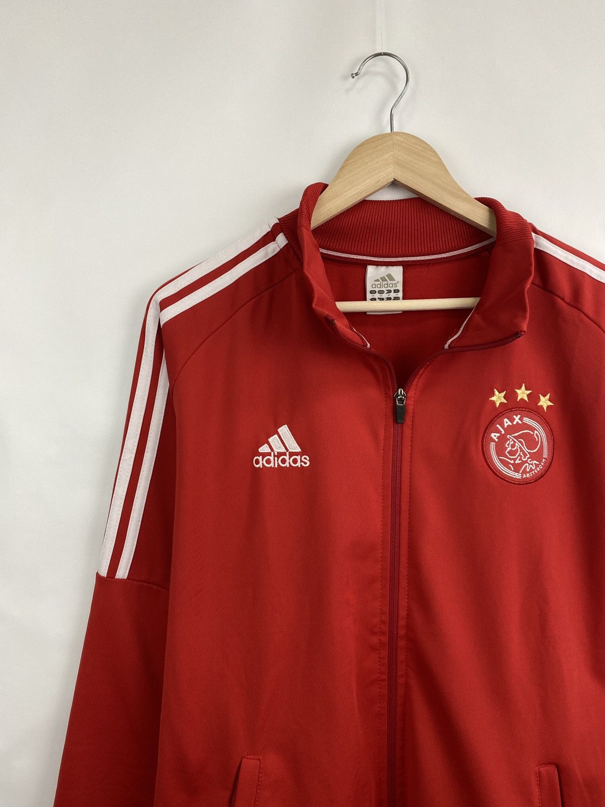 Adidas Vintage Ajax Adidas Jersey Soccer Zip Hoodie Rare Retro Y2K Size US M / EU 48-50 / 2 - 2 Thumbnail