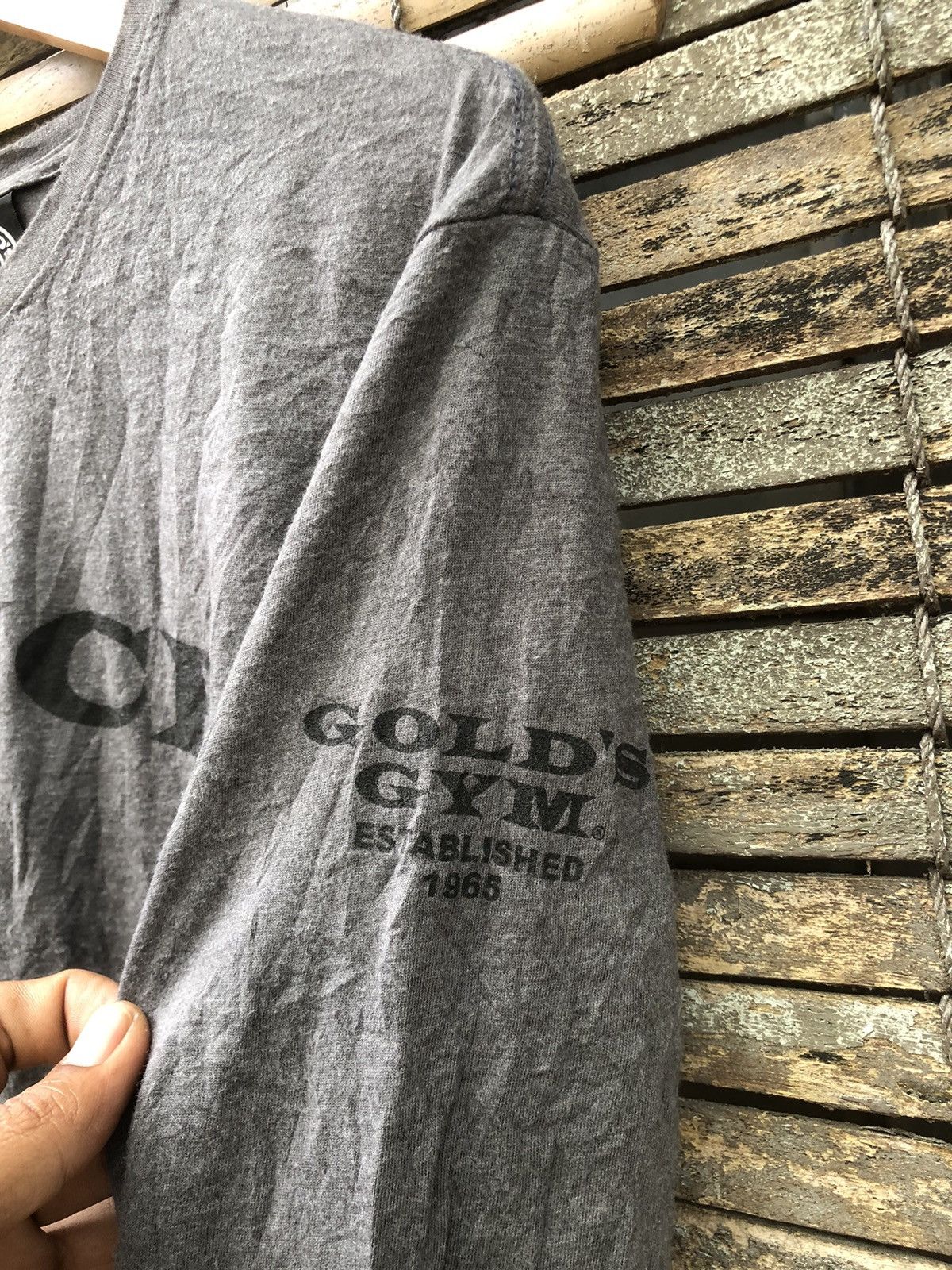 Japanese Brand × Vintage Vintage Golds Gym Venice CA Long Sleeve Shirt Size US M / EU 48-50 / 2 - 5 Thumbnail