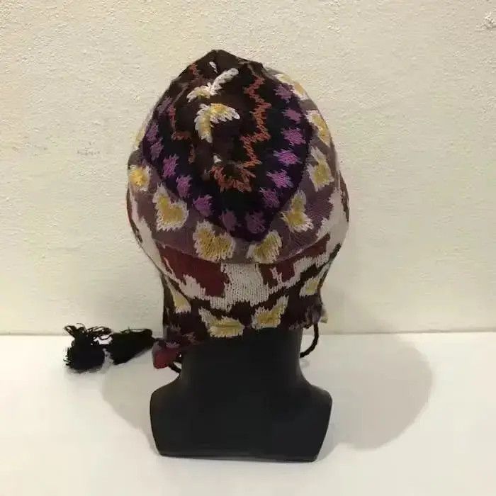 Japanese Brand Navajo Multicolour Earflap Beanie Hat Size ONE SIZE - 4 Thumbnail