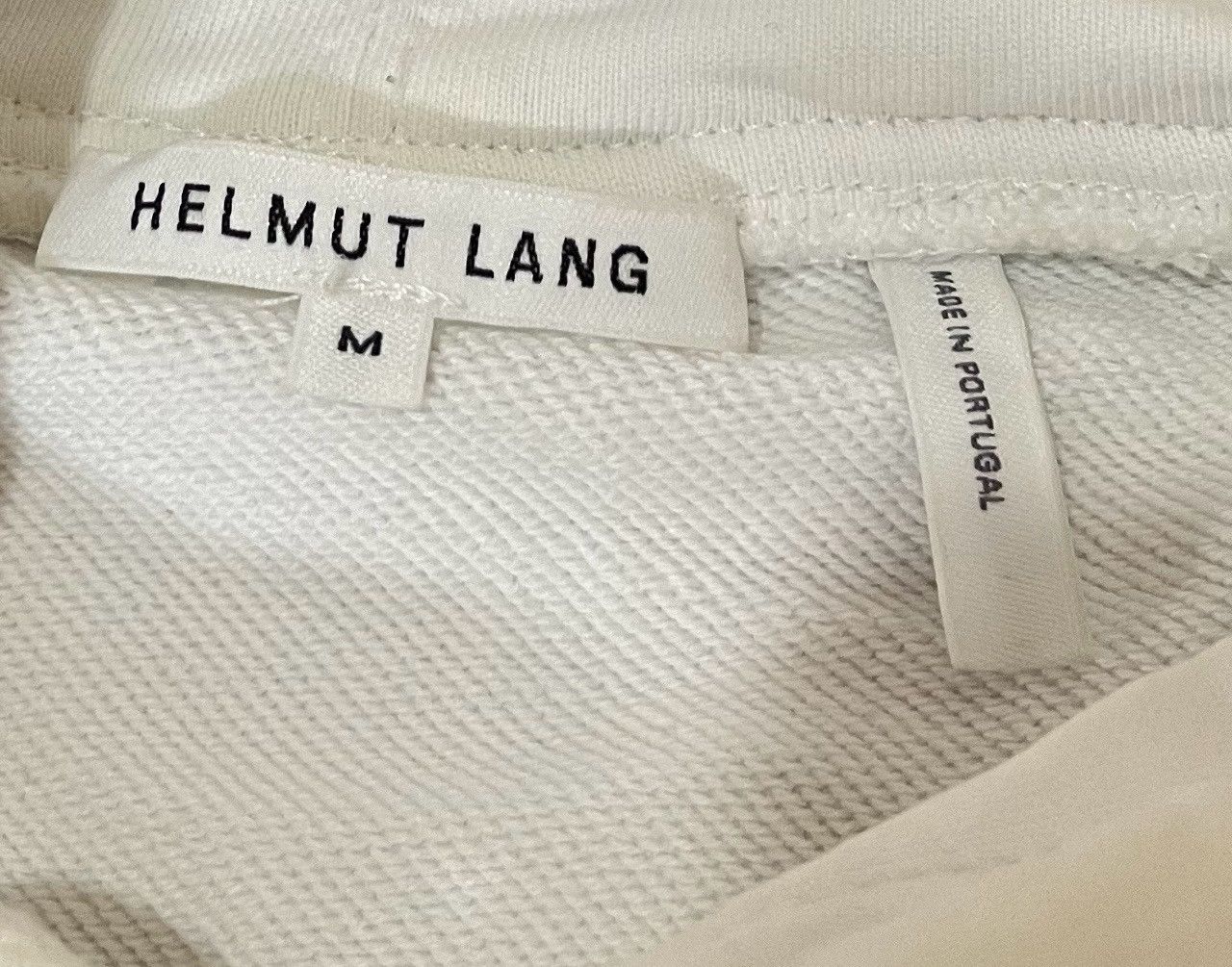 Helmut Lang *FINAL DROP* Helmut lang logo white hoodie Size US M / EU 48-50 / 2 - 5 Thumbnail
