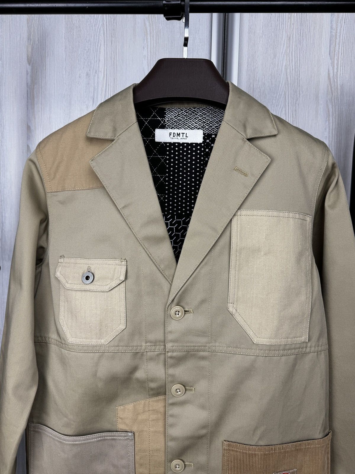 FDMTL FDMTL x DICKIES PATCHWORK beige Blazer Japan Jacket Size 1 Size US S / EU 44-46 / 1 - 3 Thumbnail