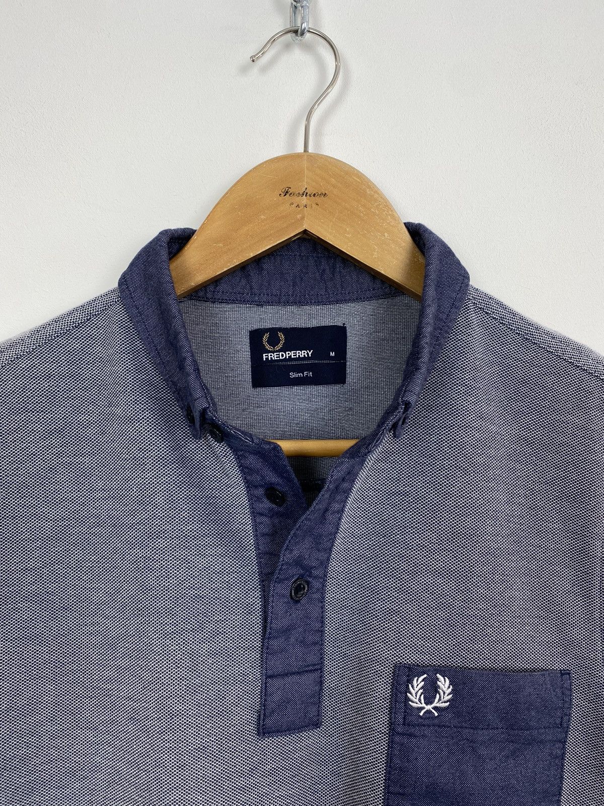 Fred Perry Fred Perry Short Sleeve Polo Slim Fit Shirt Mens Size M Blue Size US M / EU 48-50 / 2 - 3 Thumbnail