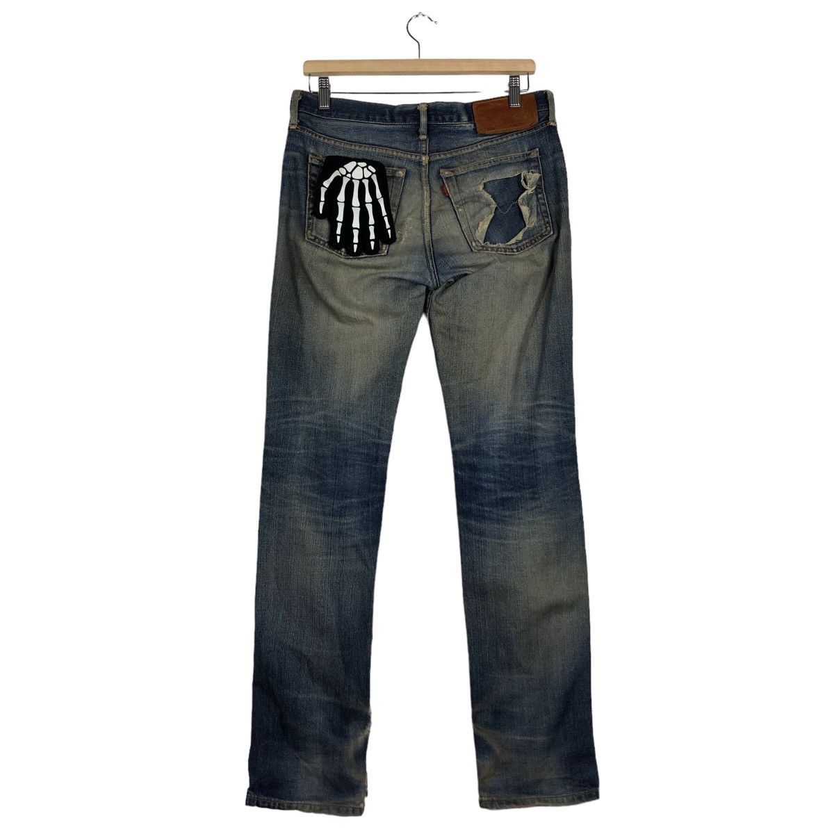 Levi's Vintage Clothing 🔥Rare Distressed Denim Jeans Levi’s Size US 32 / EU 48 - 8 Thumbnail