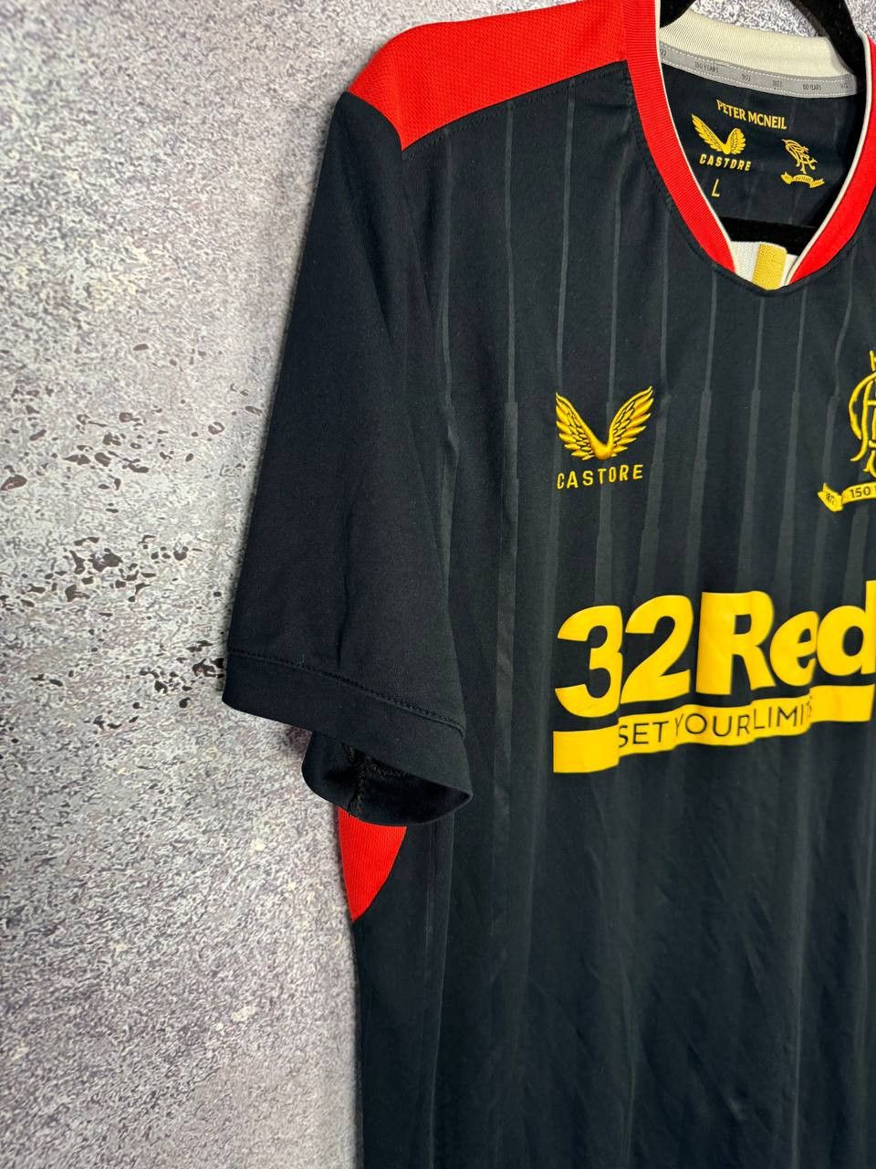Castore × Vintage Vintage Rangers FC 2021/22 Away Castore Soccer Jersey Size US L / EU 52-54 / 3 - 4 Thumbnail