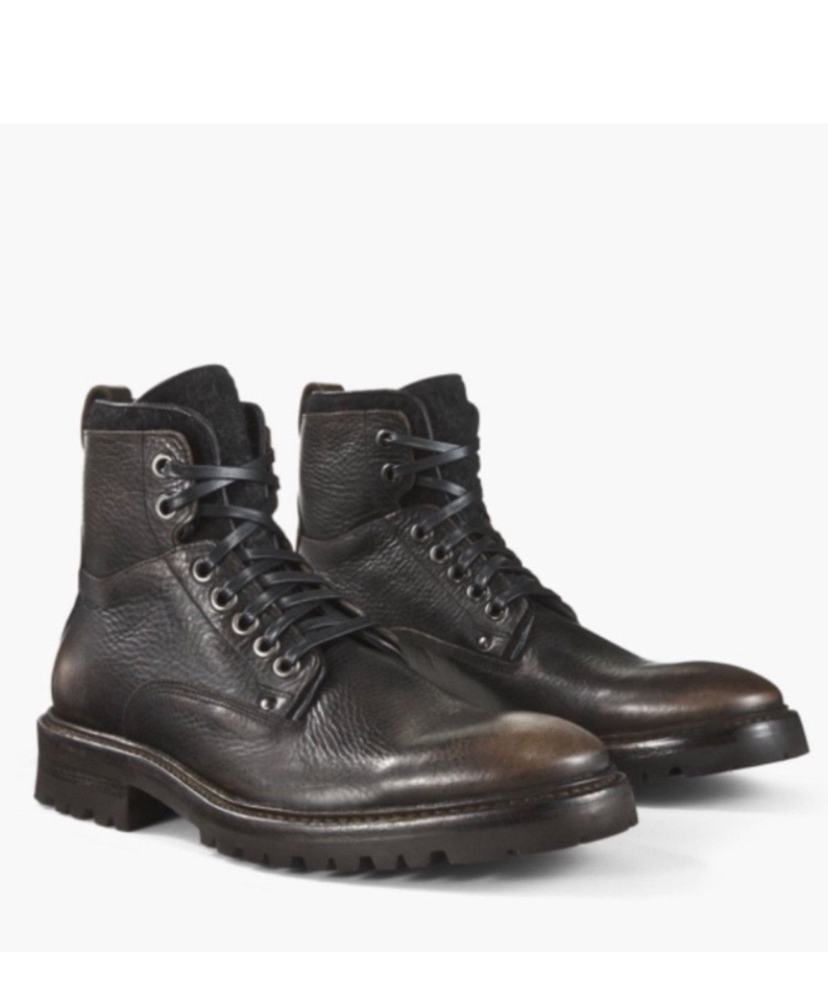 image of John Varvatos Catskill Lace Boot. 12 in Brown, Men's