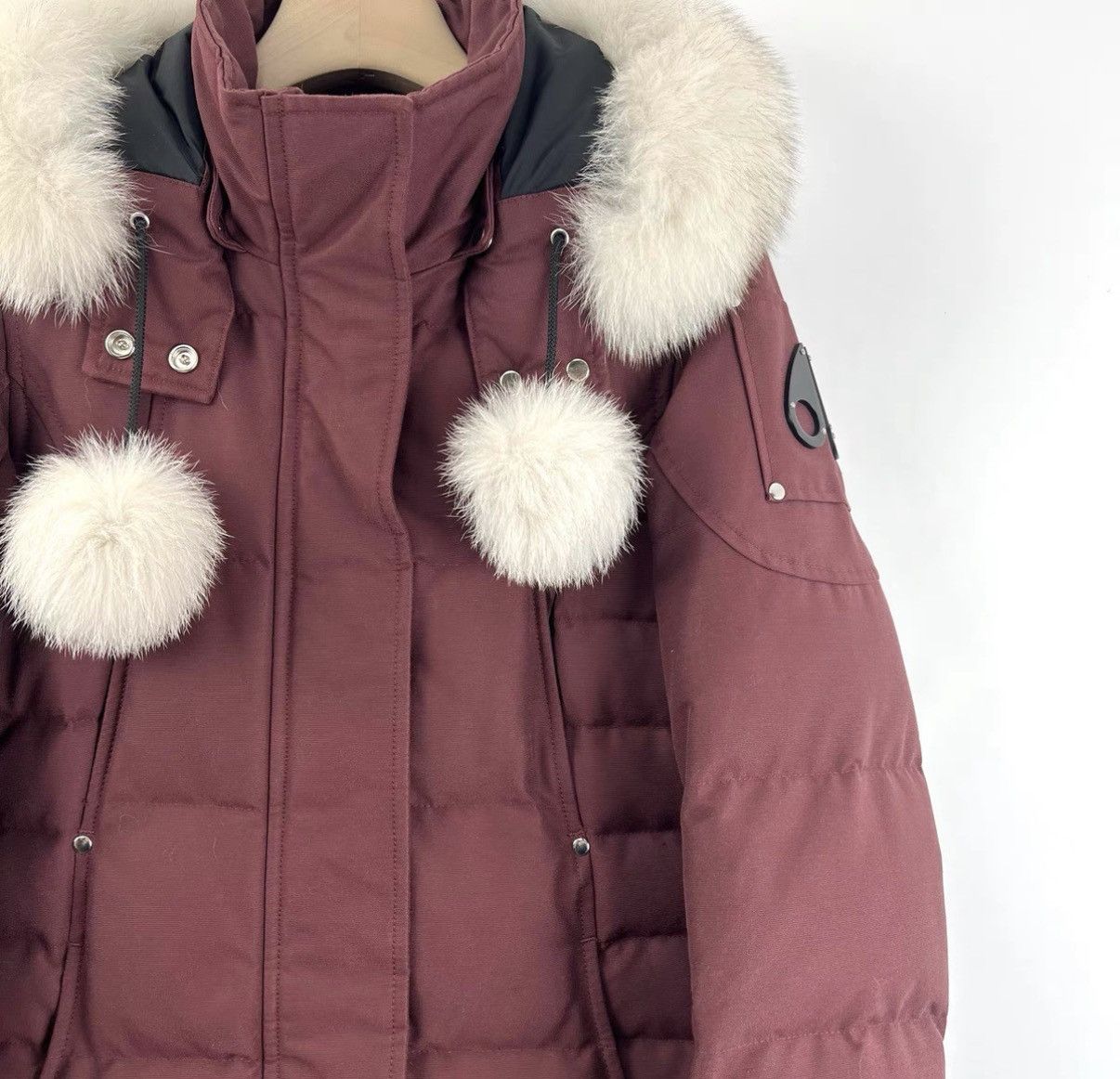 Moose Knuckles Moose Knuckles Saskatchewan Long Down Jacket Wine Red K12 Size S / US 4 / IT 40 - 6 Thumbnail