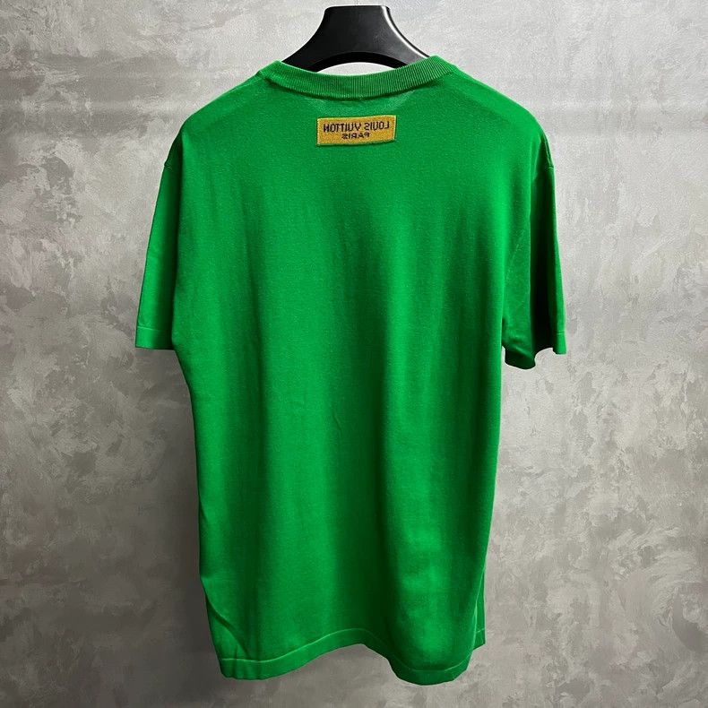Louis Vuitton Louis Vuitton The latest green crewneck logo monogram prin Size US L / EU 52-54 / 3 - 5 Thumbnail